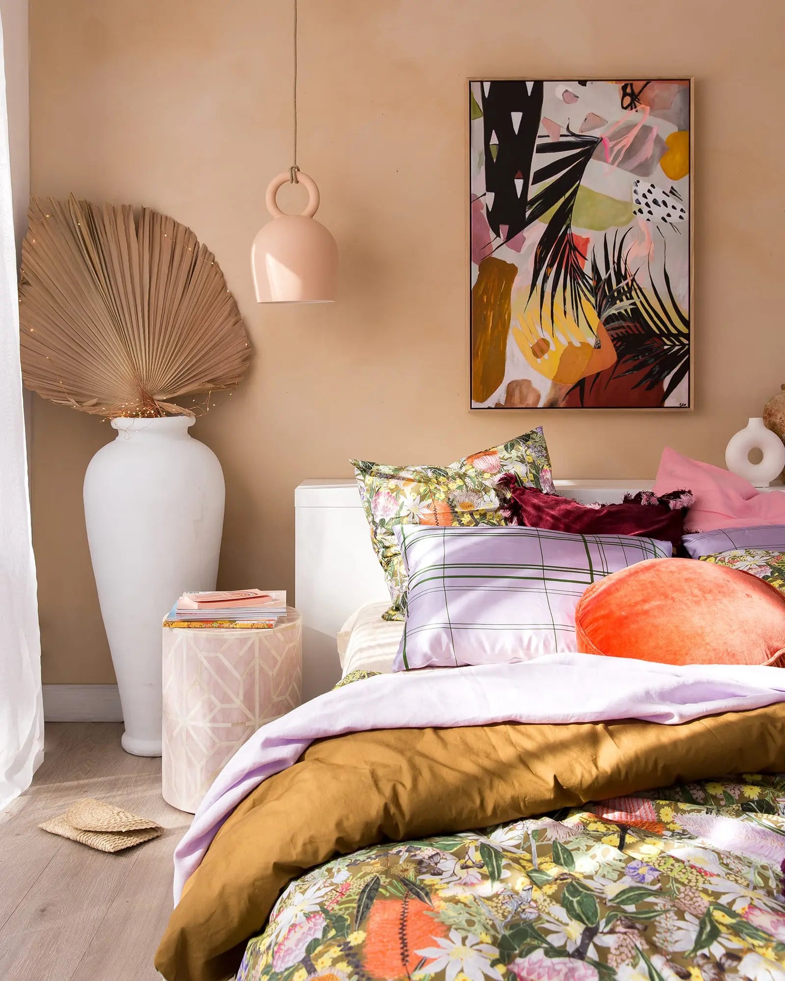 Calo pendant light bedside