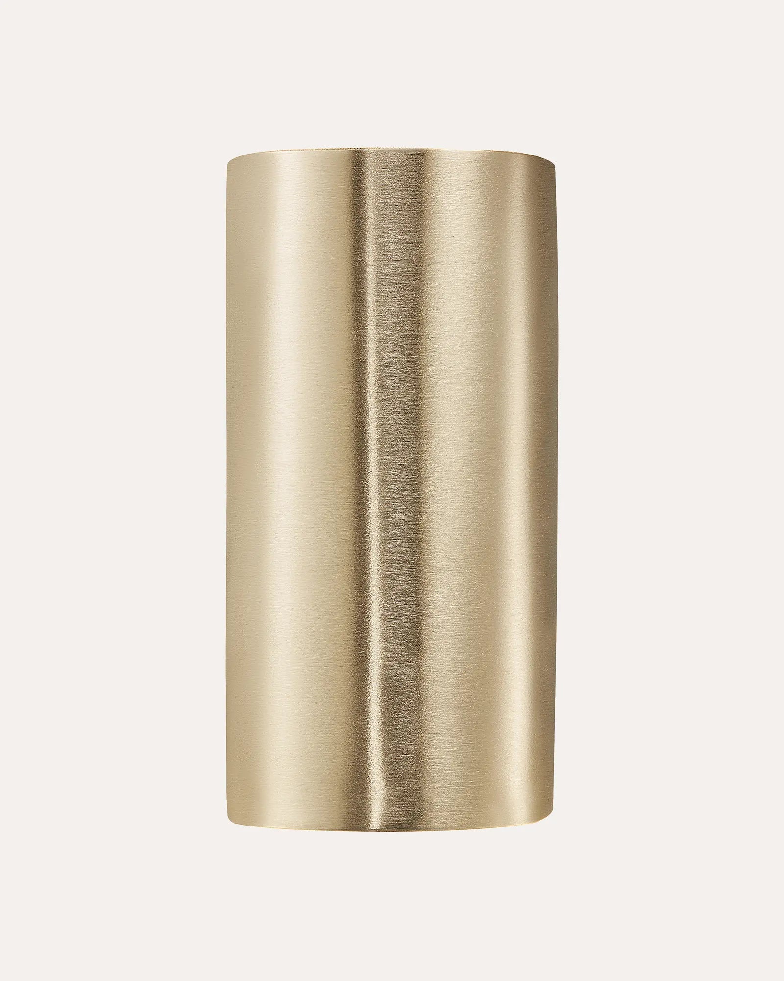 Canto 2 Maxi minimal Scandinavian outdoor cylinder wall light brass