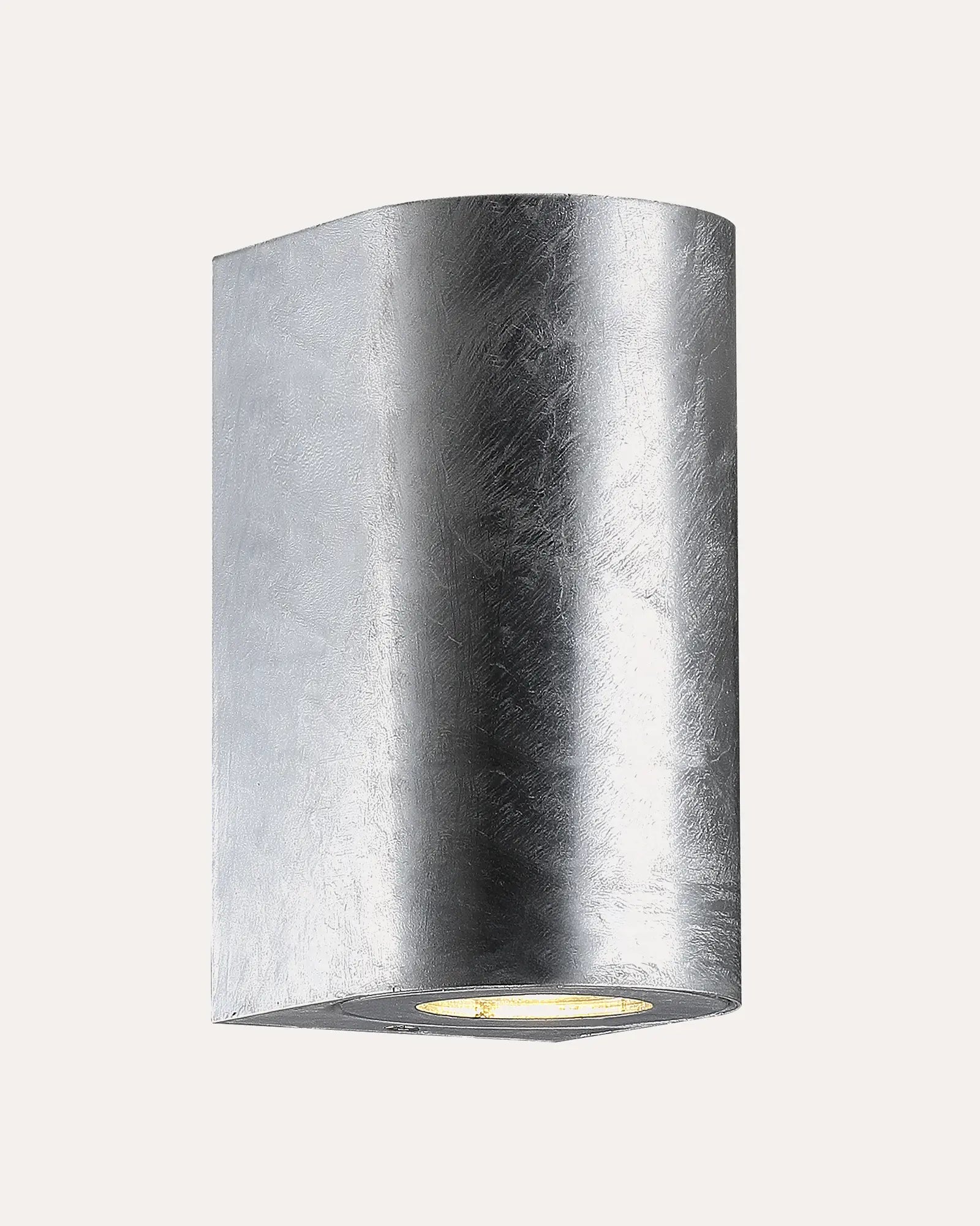 Canto 2 Maxi minimal Scandinavian outdoor cylinder wall light galvanized