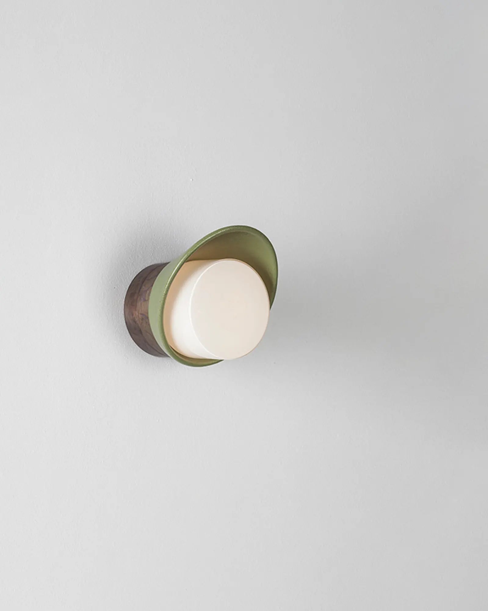 Chapeau small outdoor terracotta wall light