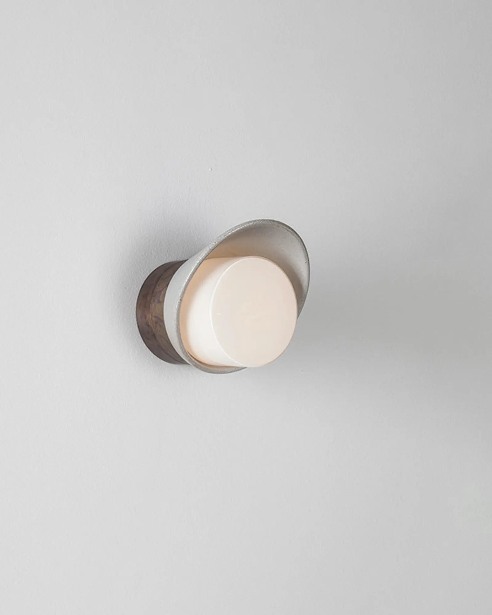 Chapeau small outdoor terracotta wall light