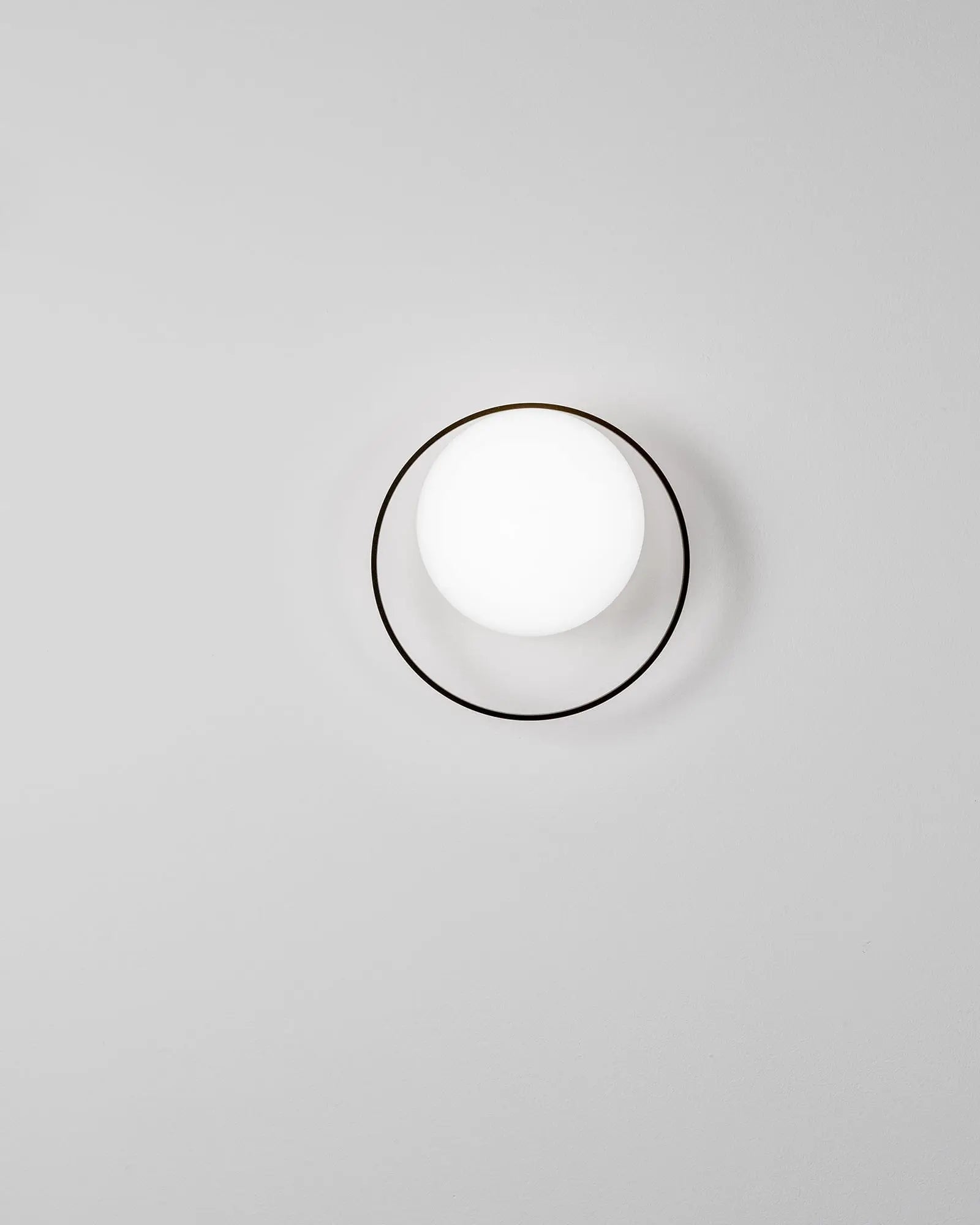 Circ 3722 outdoor orb and ring wall light
