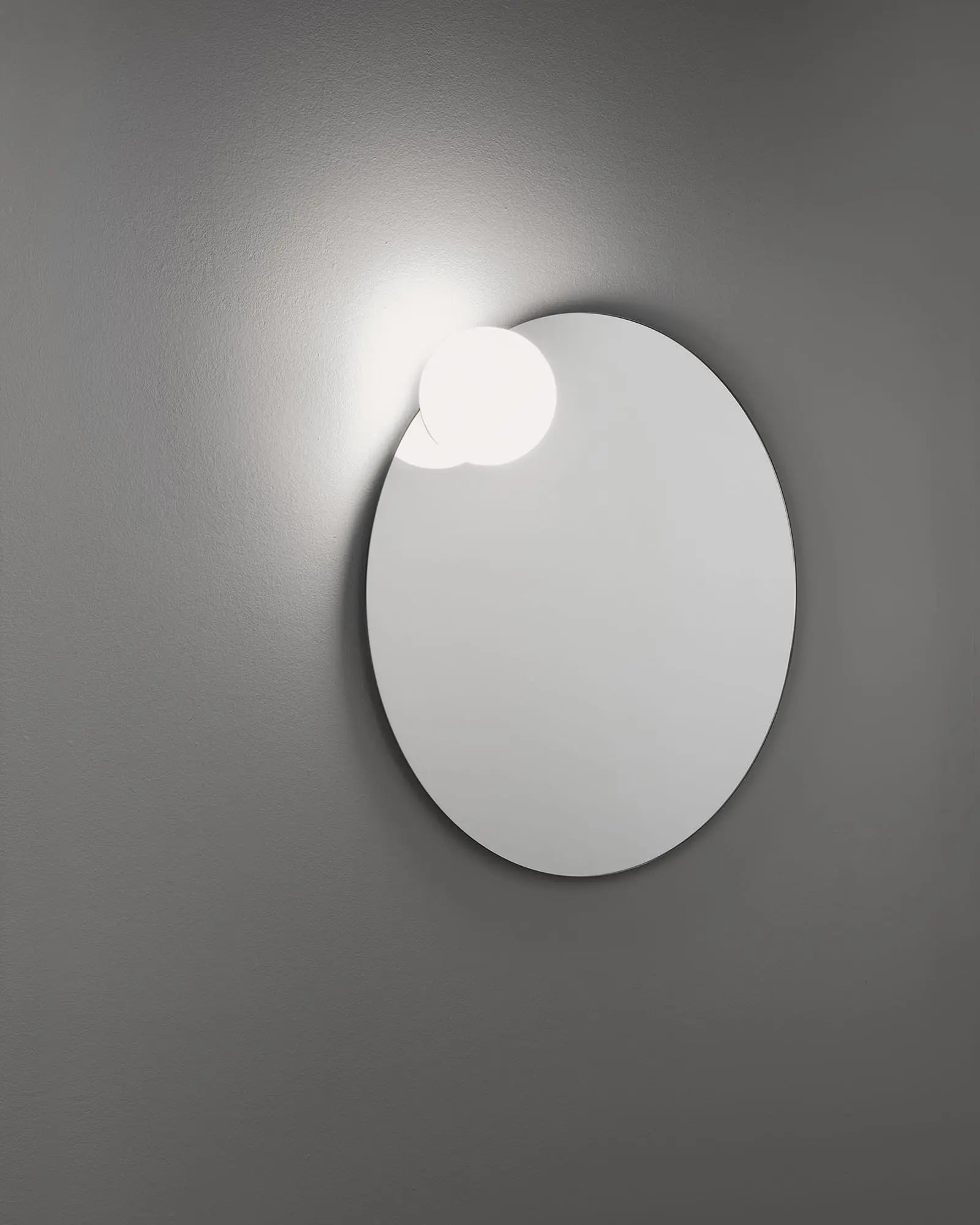 Circ mirror wall light