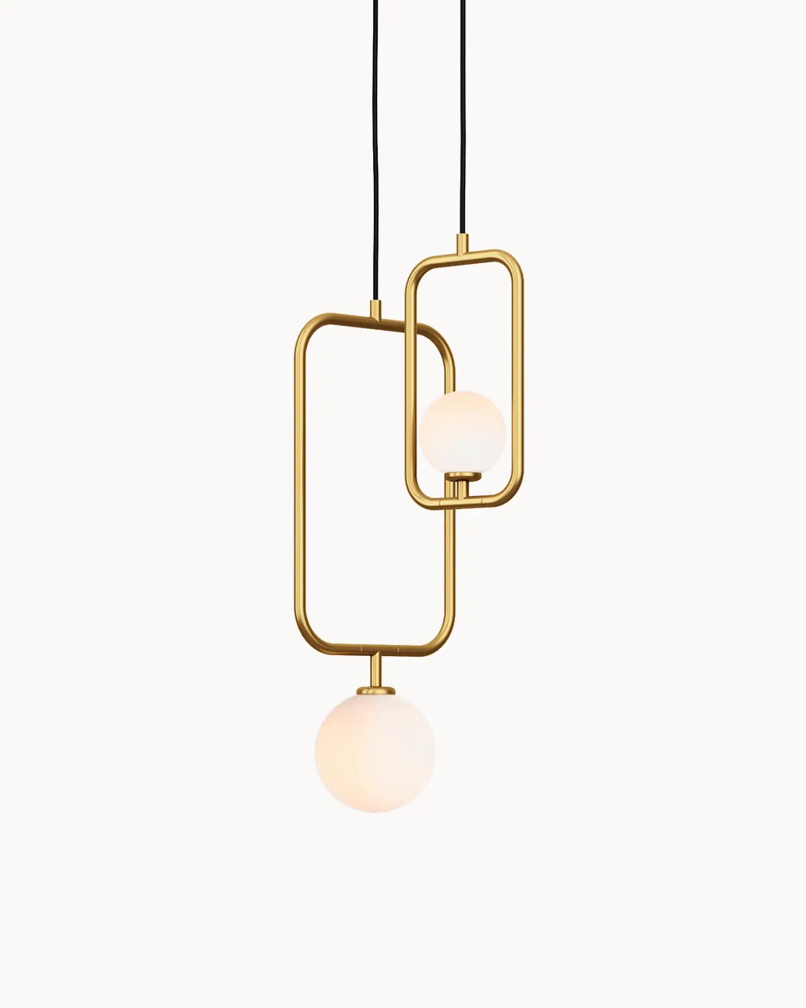 Sircle blown glass pendant light