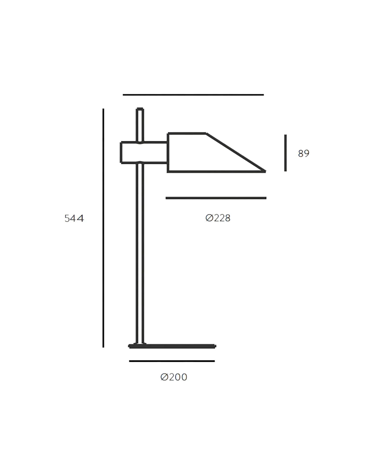 Cohen contemporary table lamp sizes