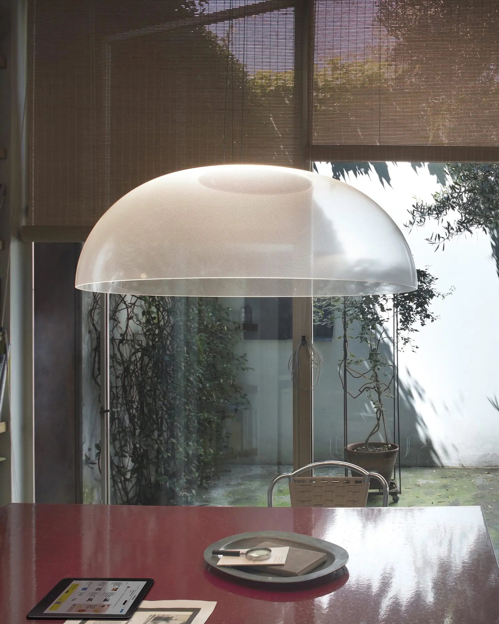 Demi Pendant Light above dining table