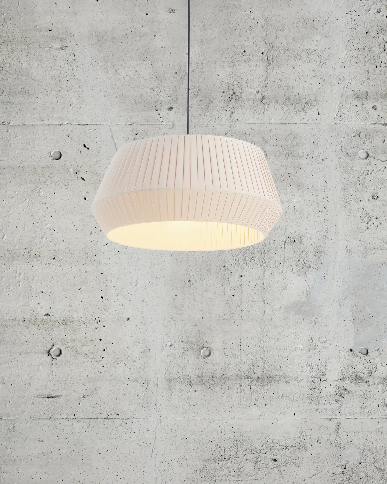 Dicte fabric scandinavian pendant light
