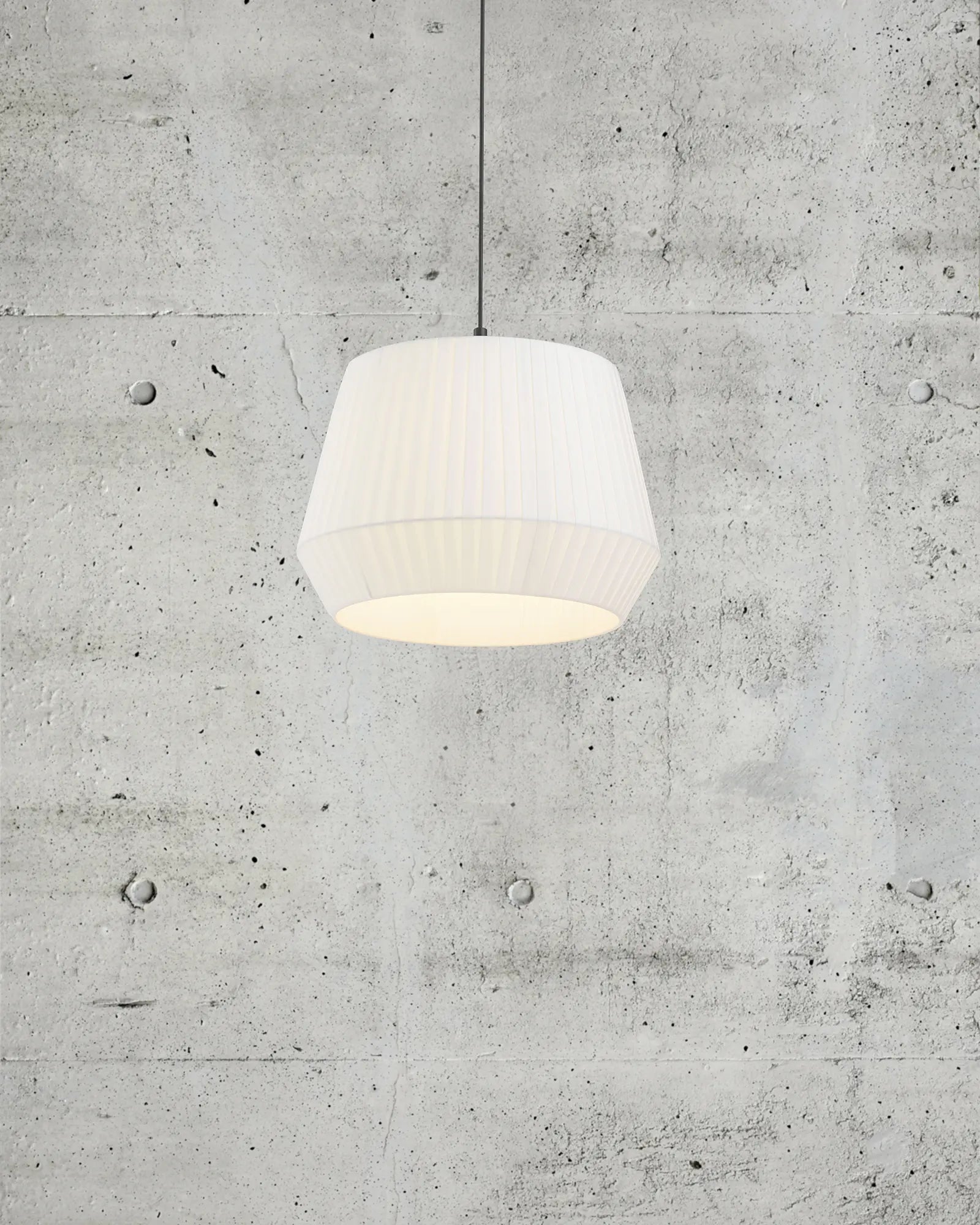 Dicte fabric scandinavian pendant light