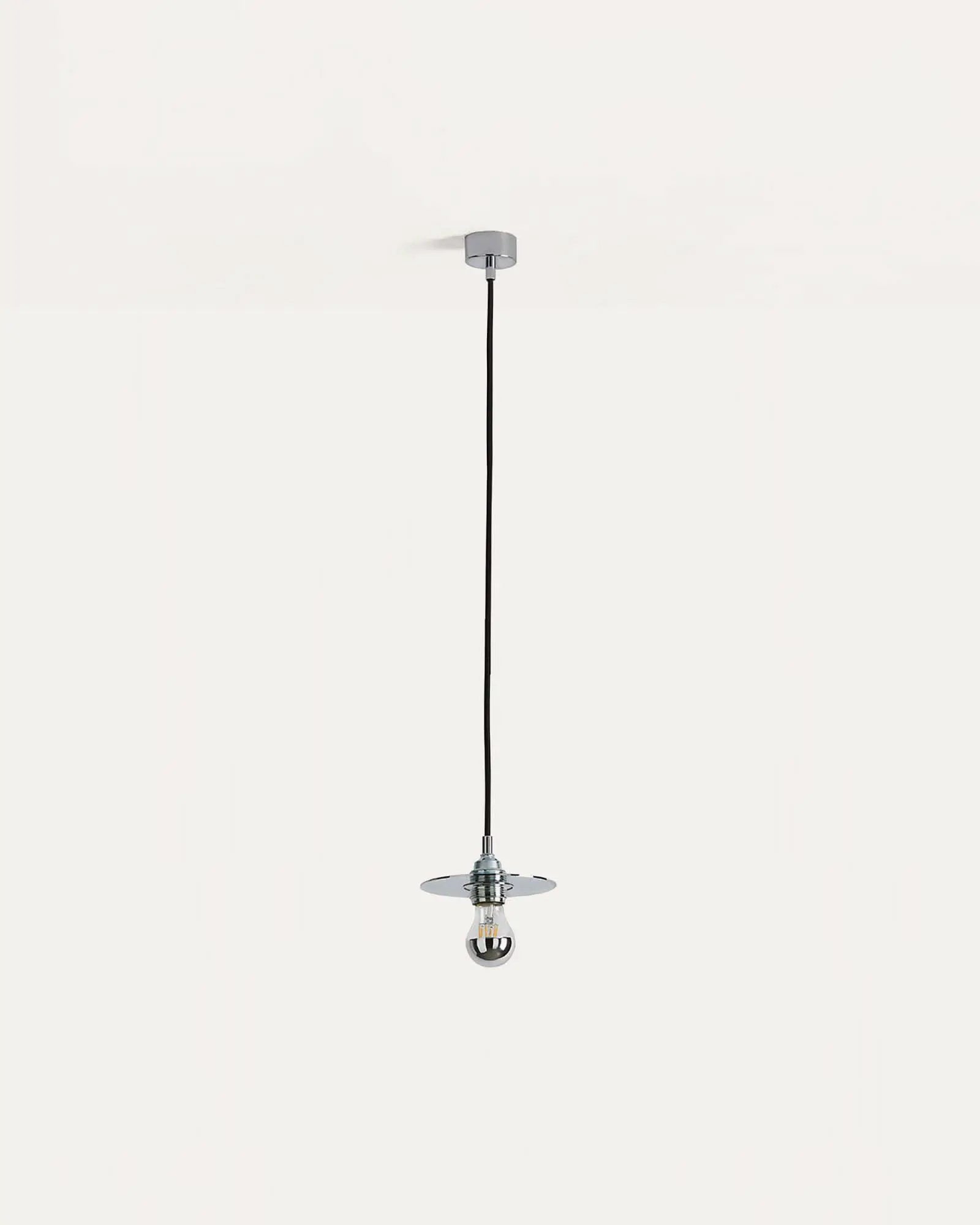 Disc Pendant light minimalistic flat disc small shade