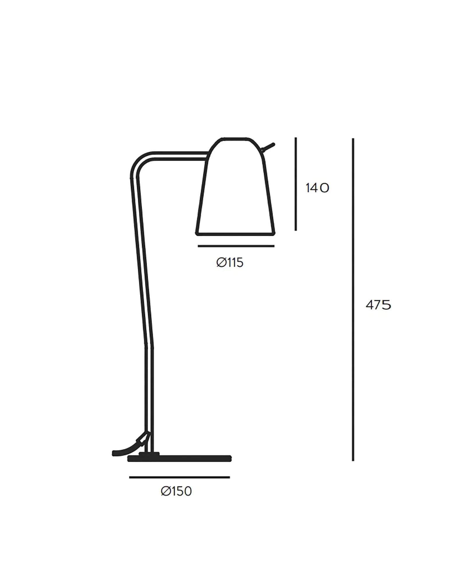 Dobi Scandinavian matte black wall lamp sizes