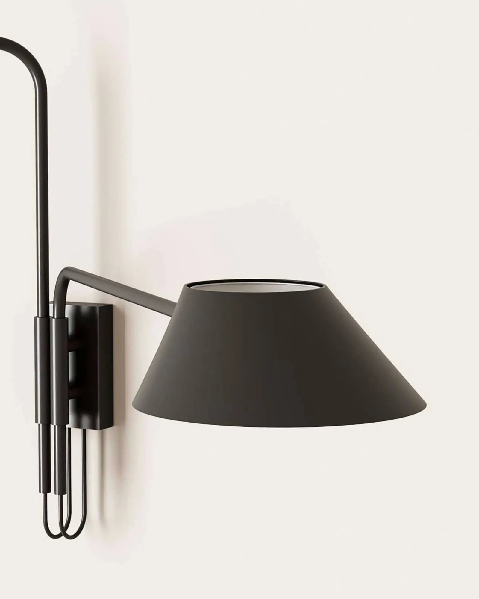 Duo double adjustable minimalistic wall light Scandinavian style detail