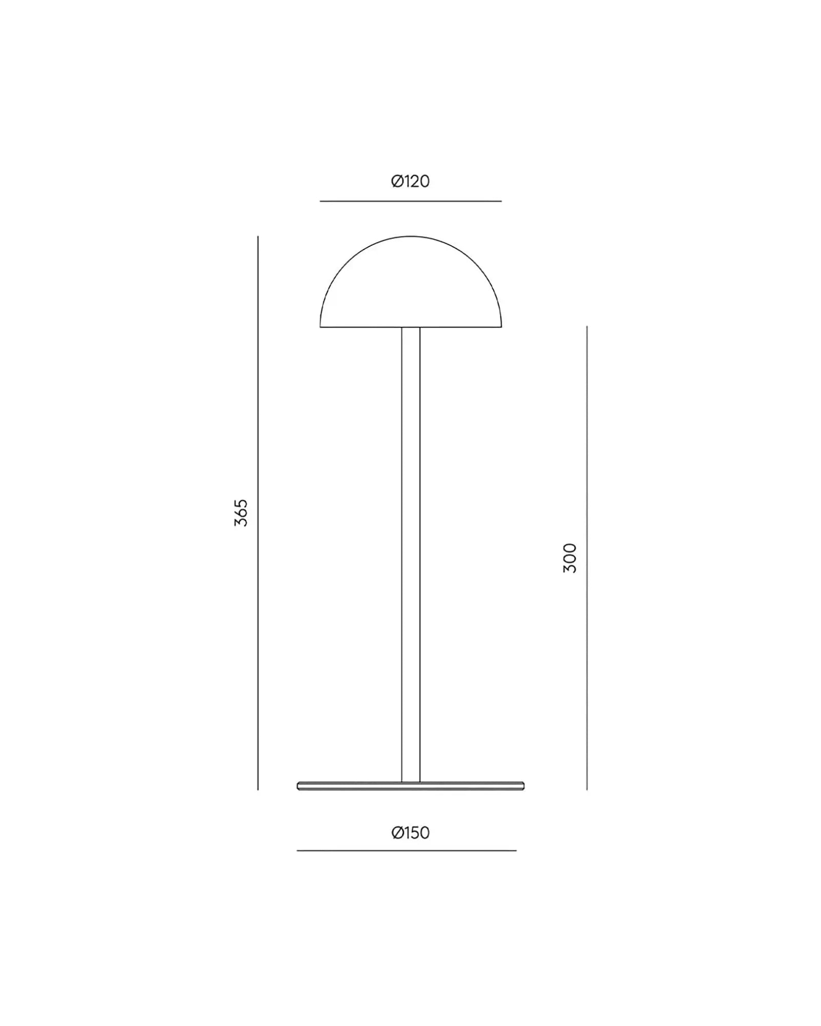 Dussa contemporary minimalistic table light sizes