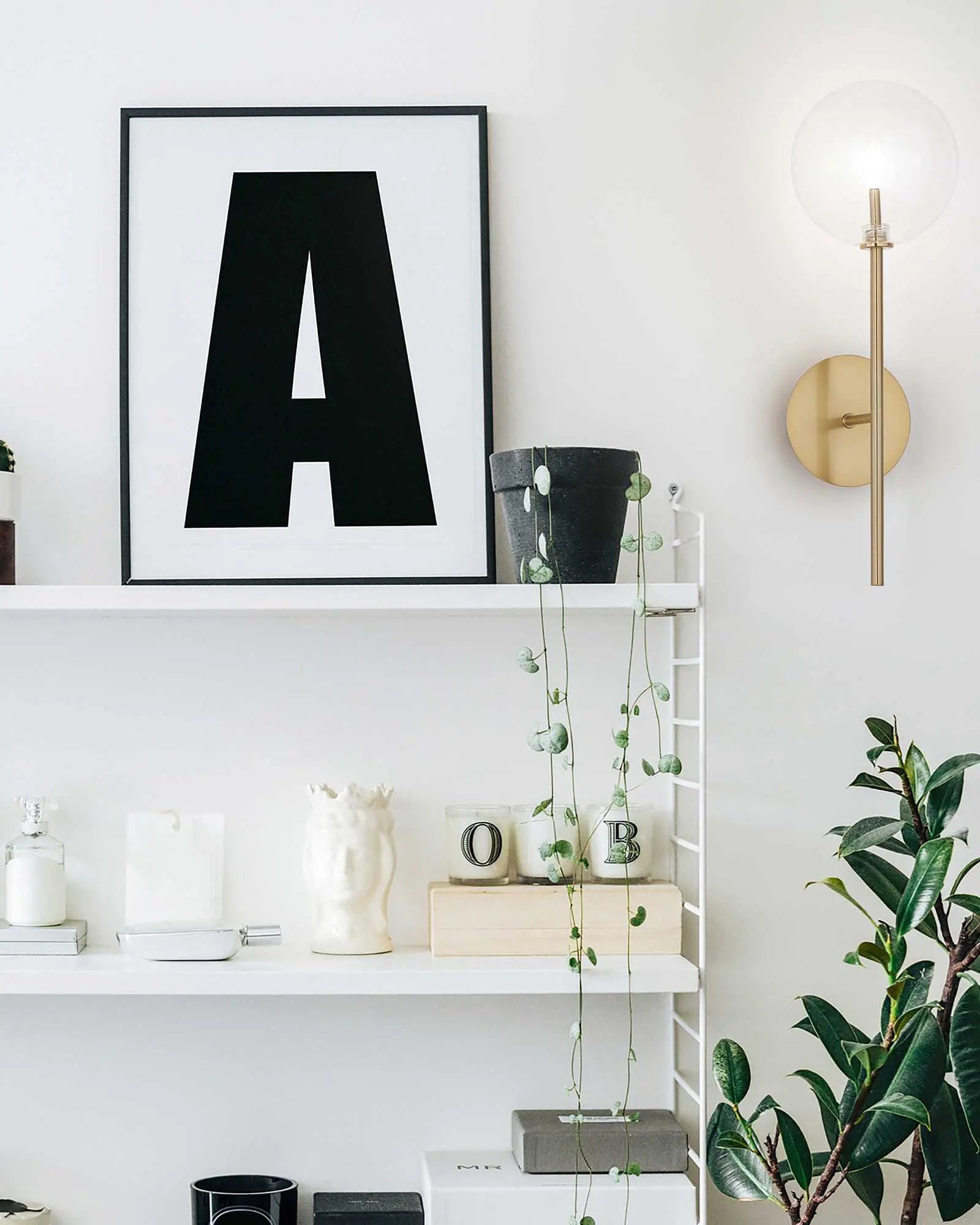 Equinoxe orb wall light
