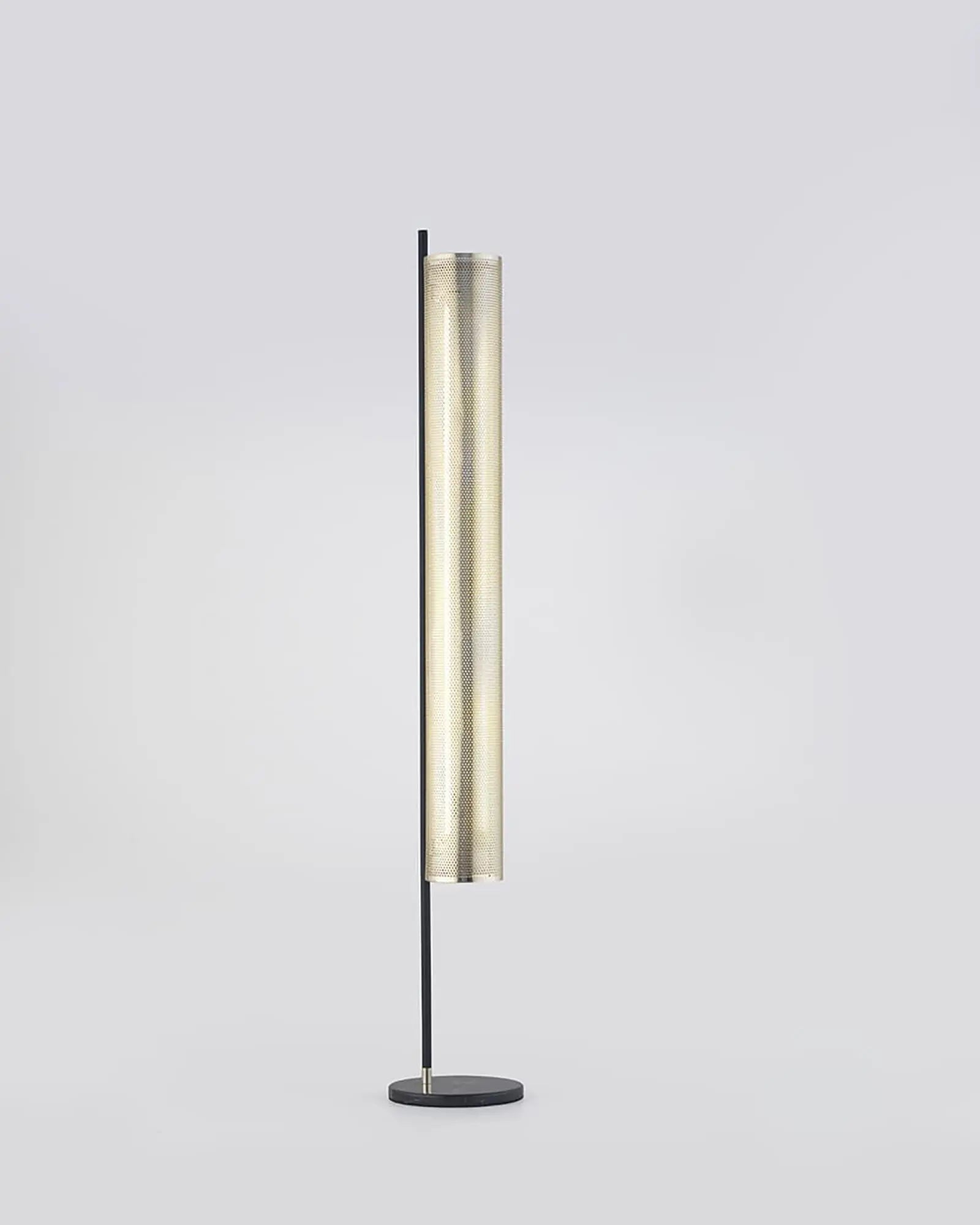 Fito minimalistic black and brass floor lamp product photo