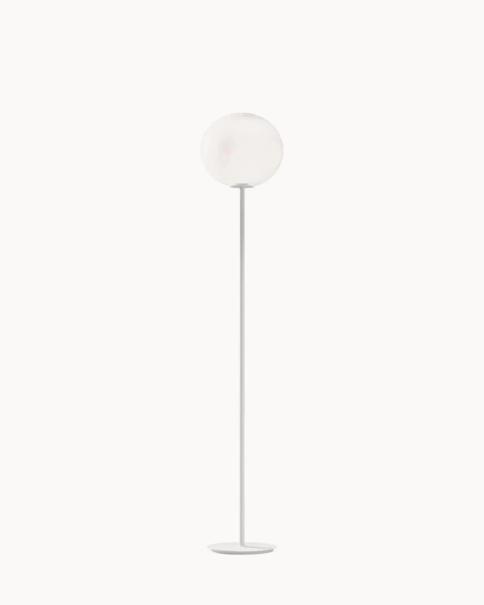 Flow contemporary orb floor lamp