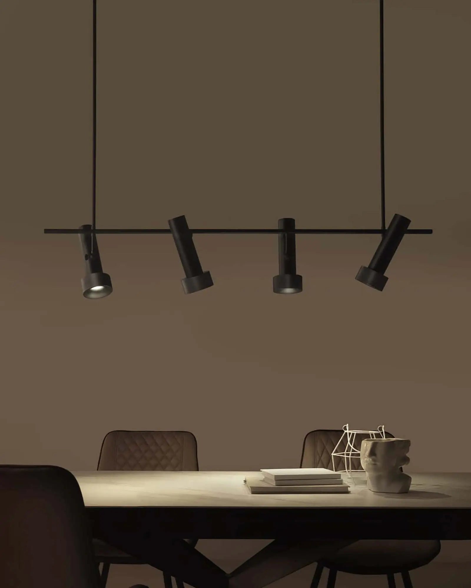 Focus Linear Pendant 4 lights above kitchen table