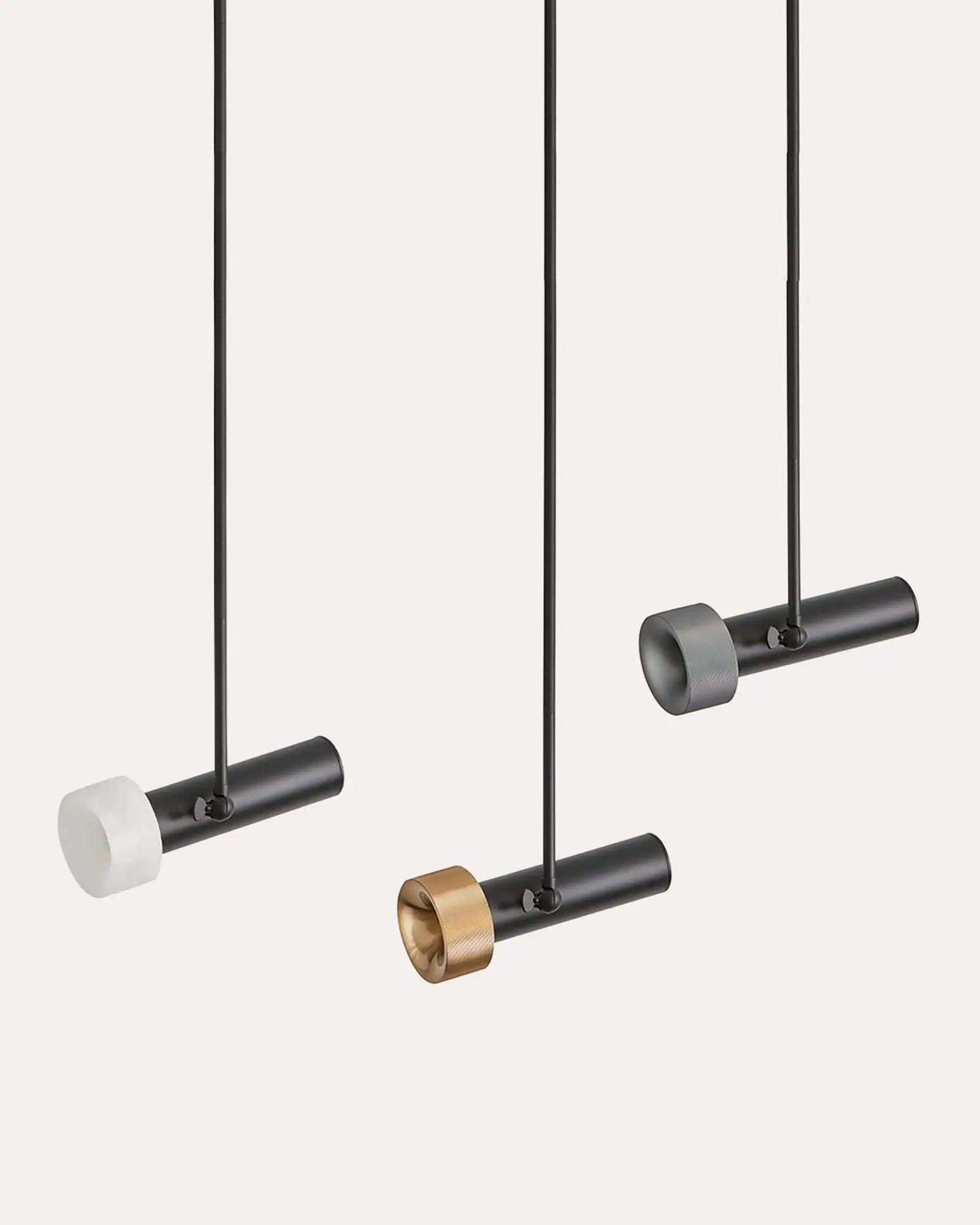 Focus Rod adjustable contemporary pendant light