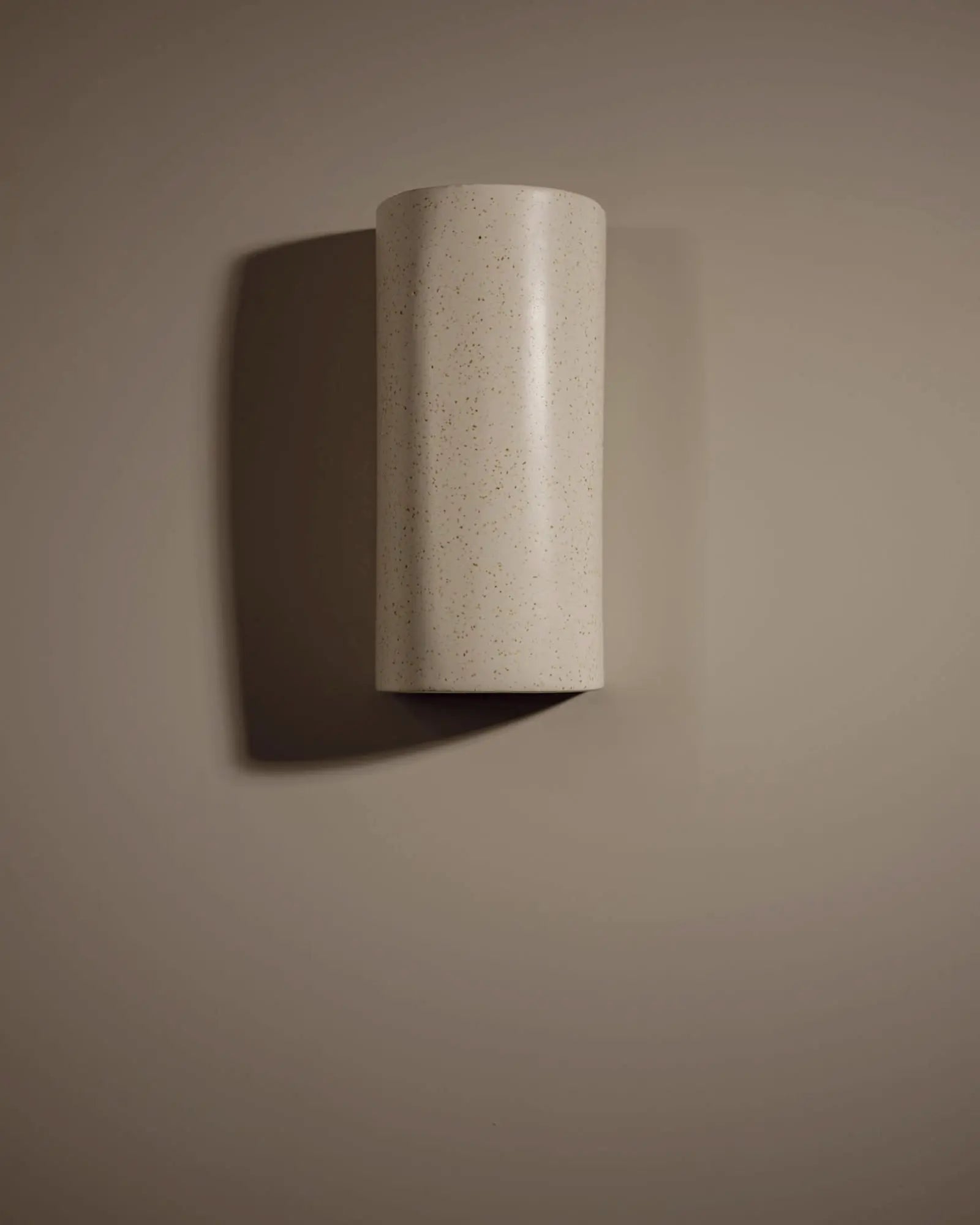 Freckles handmade ceramic wall light tall