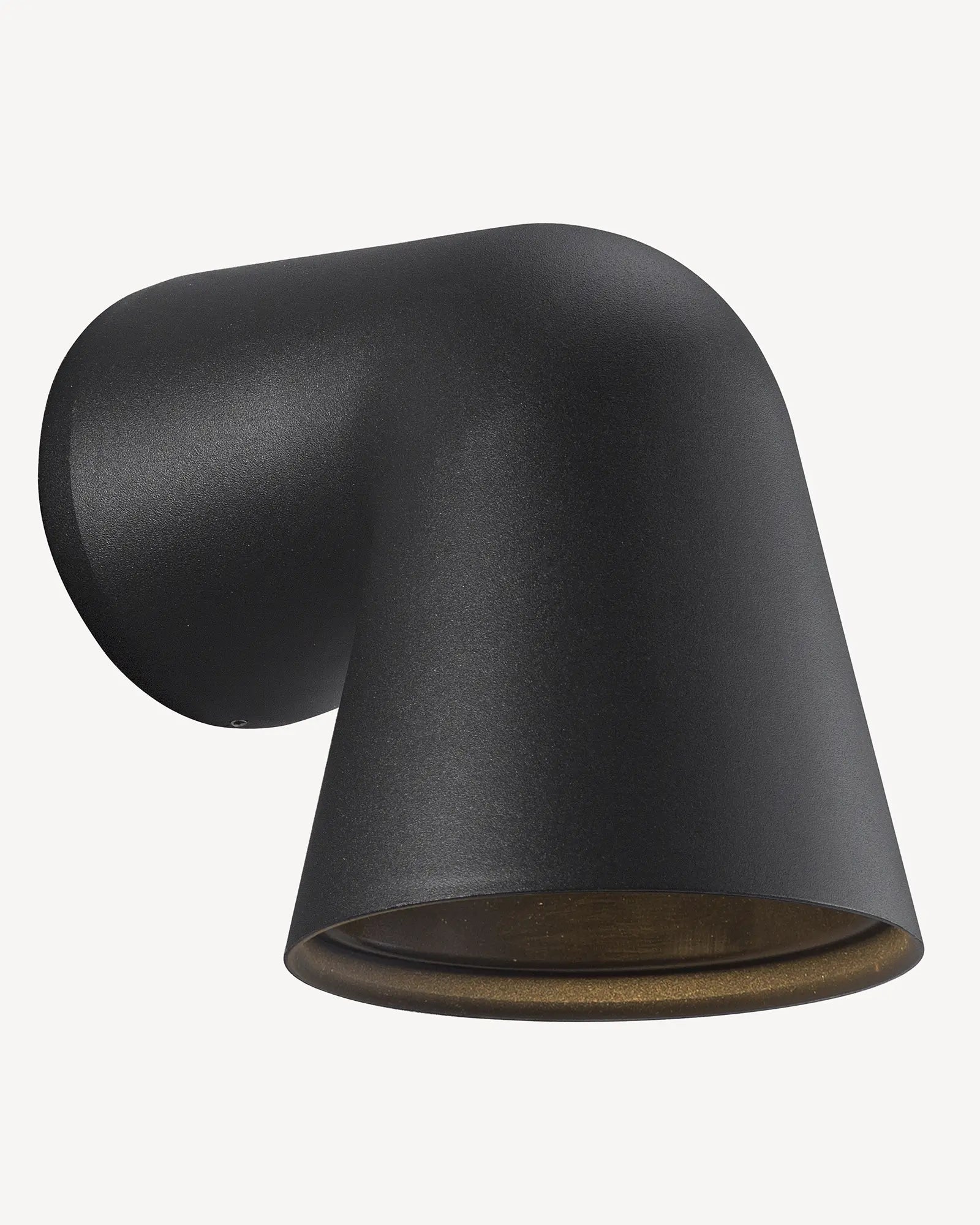Front single Scandinavian outdoor light black