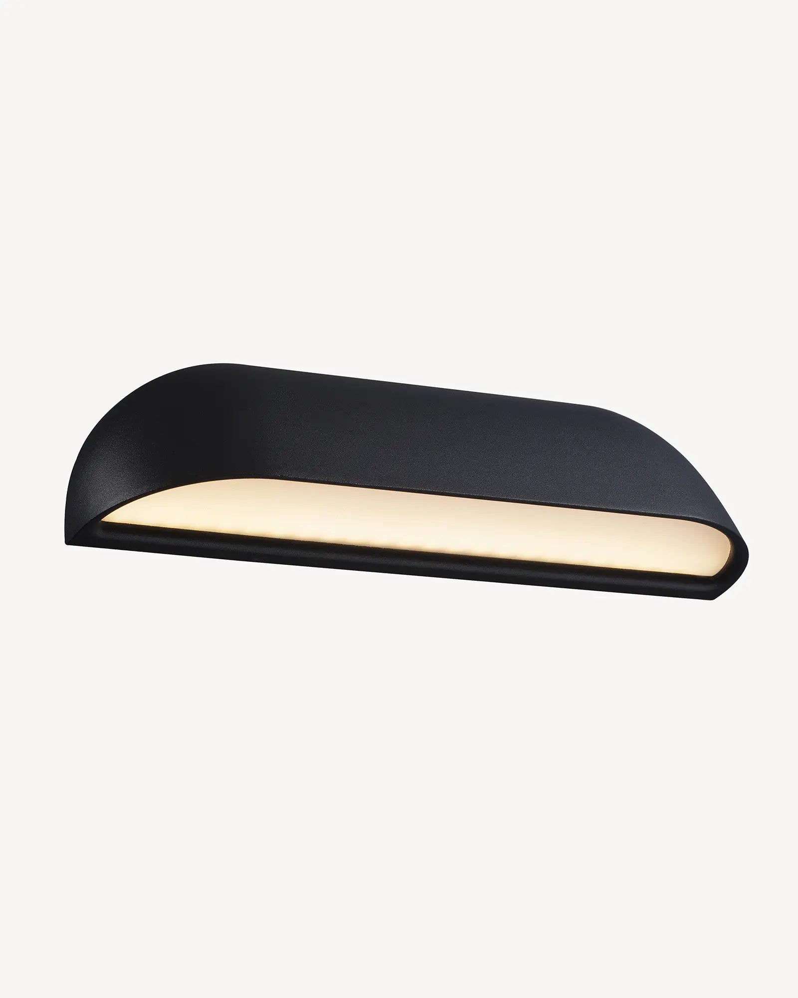 front outdoor scandinavian wall light black small