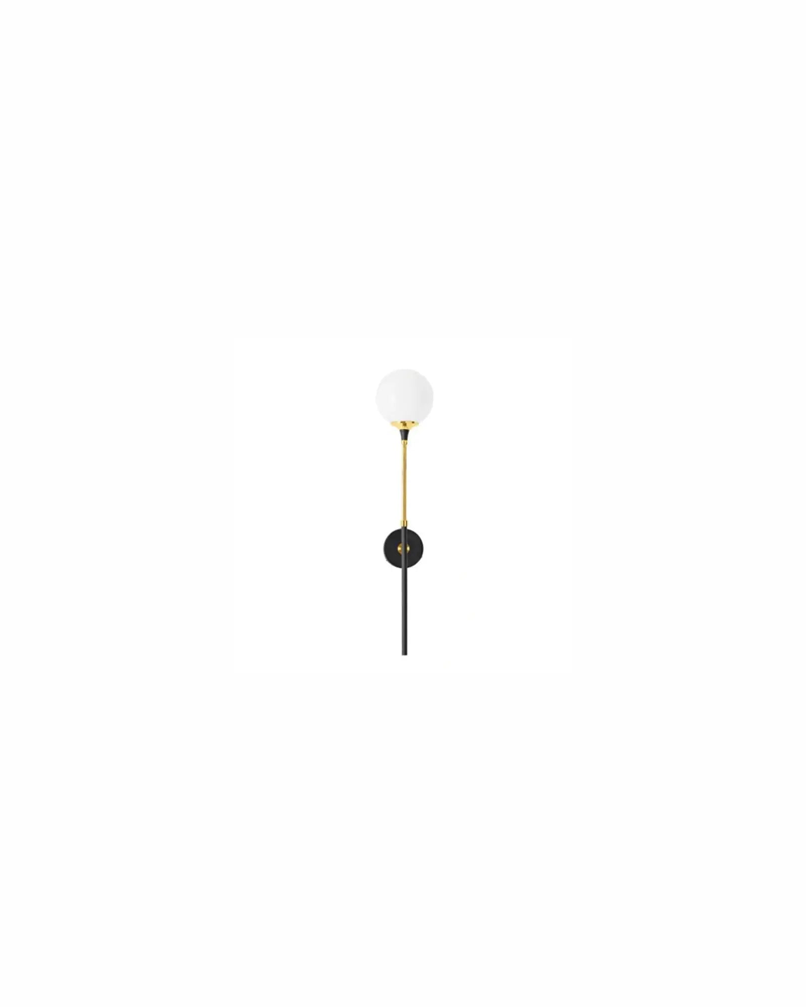 Galassia blown glass and brass wall light