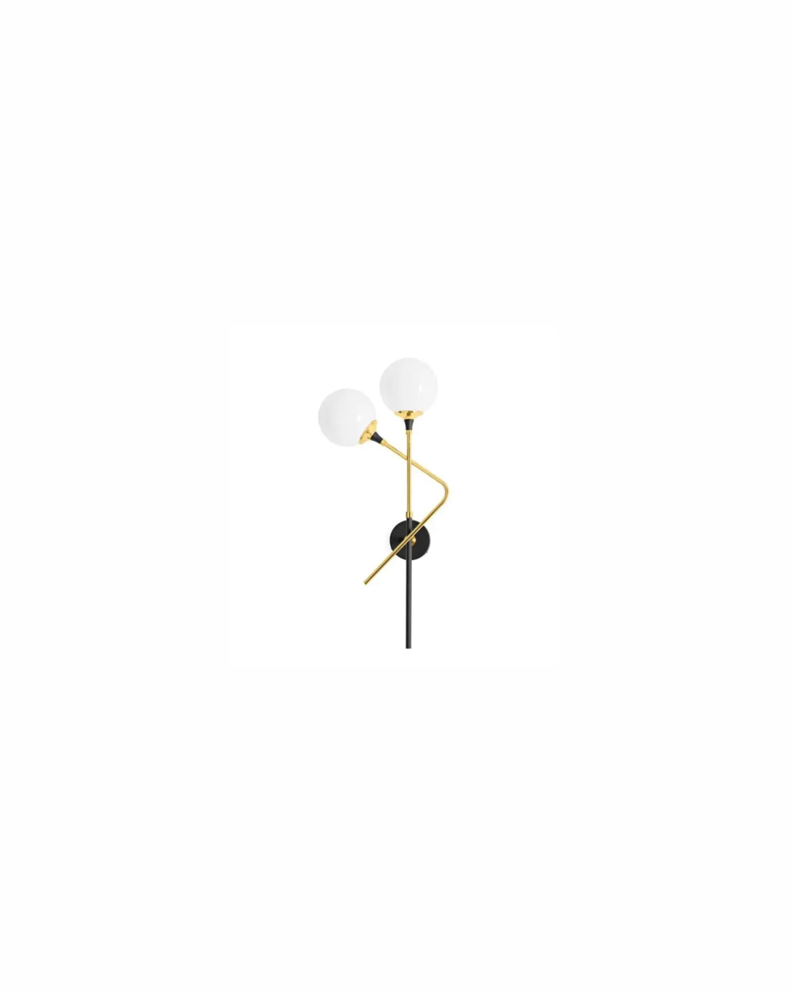 Galassia blown glass and brass wall light