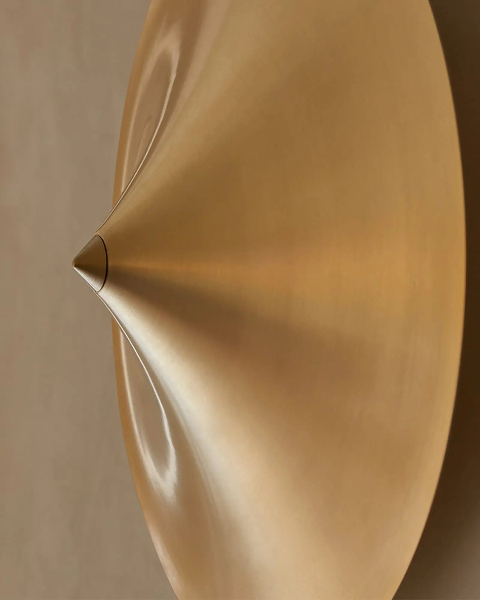 Hat wall light contemporary oriental inspire wall light side view
