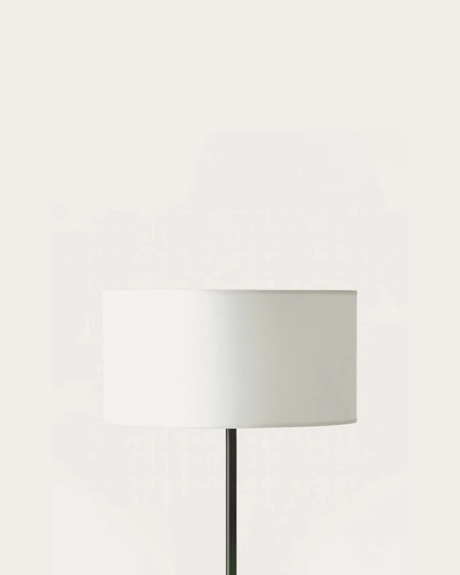 Hedra marble base and fabric shade classic floor lamp detail