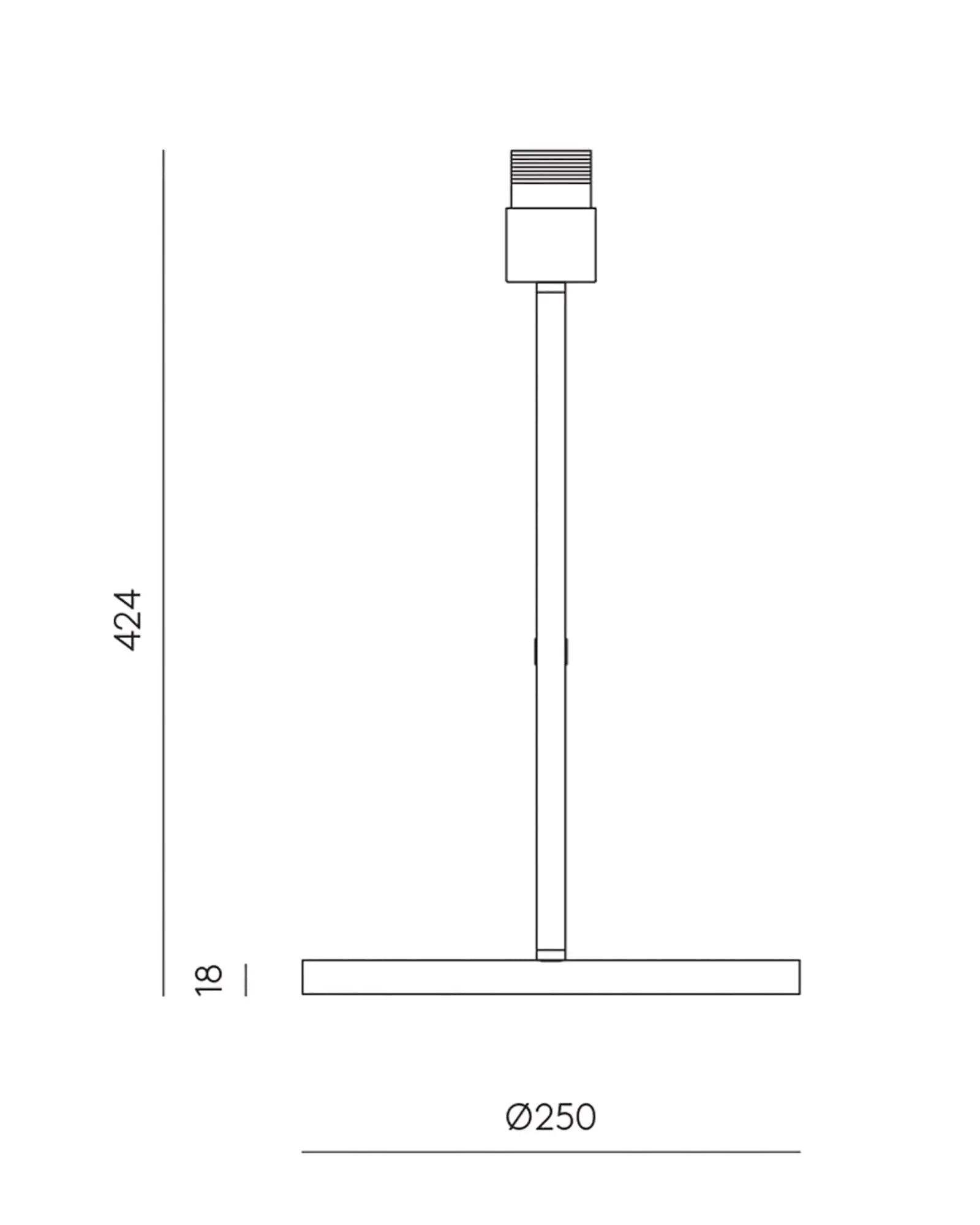 Hedra classic table lamp with marble base and fabric shade sizes