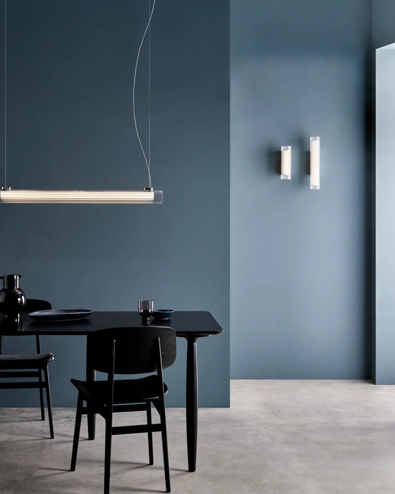 io small contemporary glass bathroom wall light hallway cluster