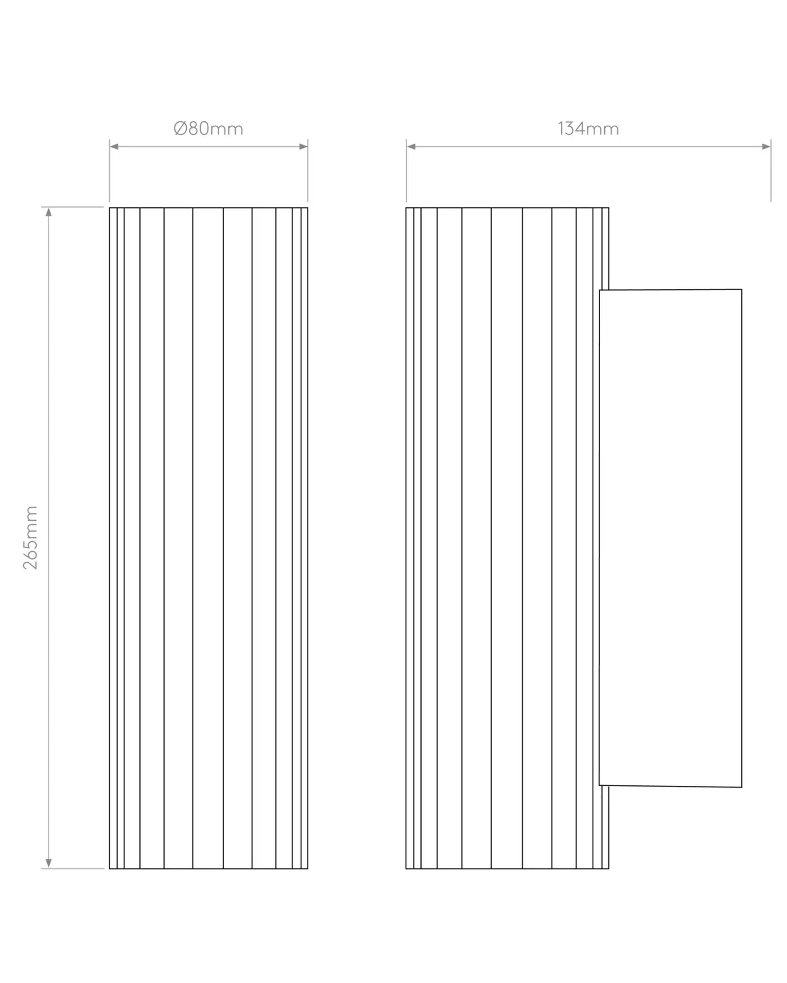 io contemporary glass bathroom wall light sizes small