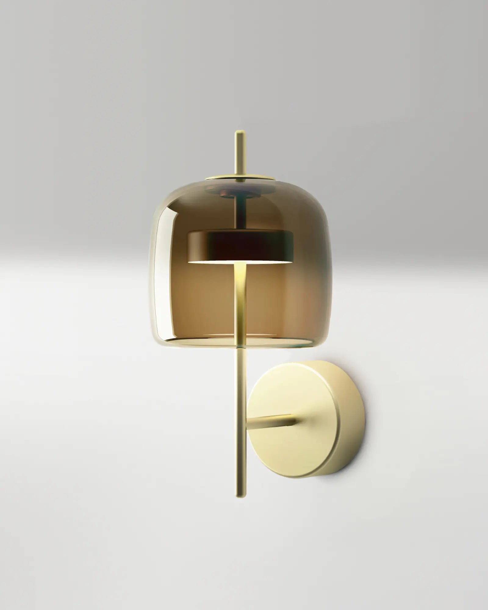 Jube Venetian blown glass and metal wall light
