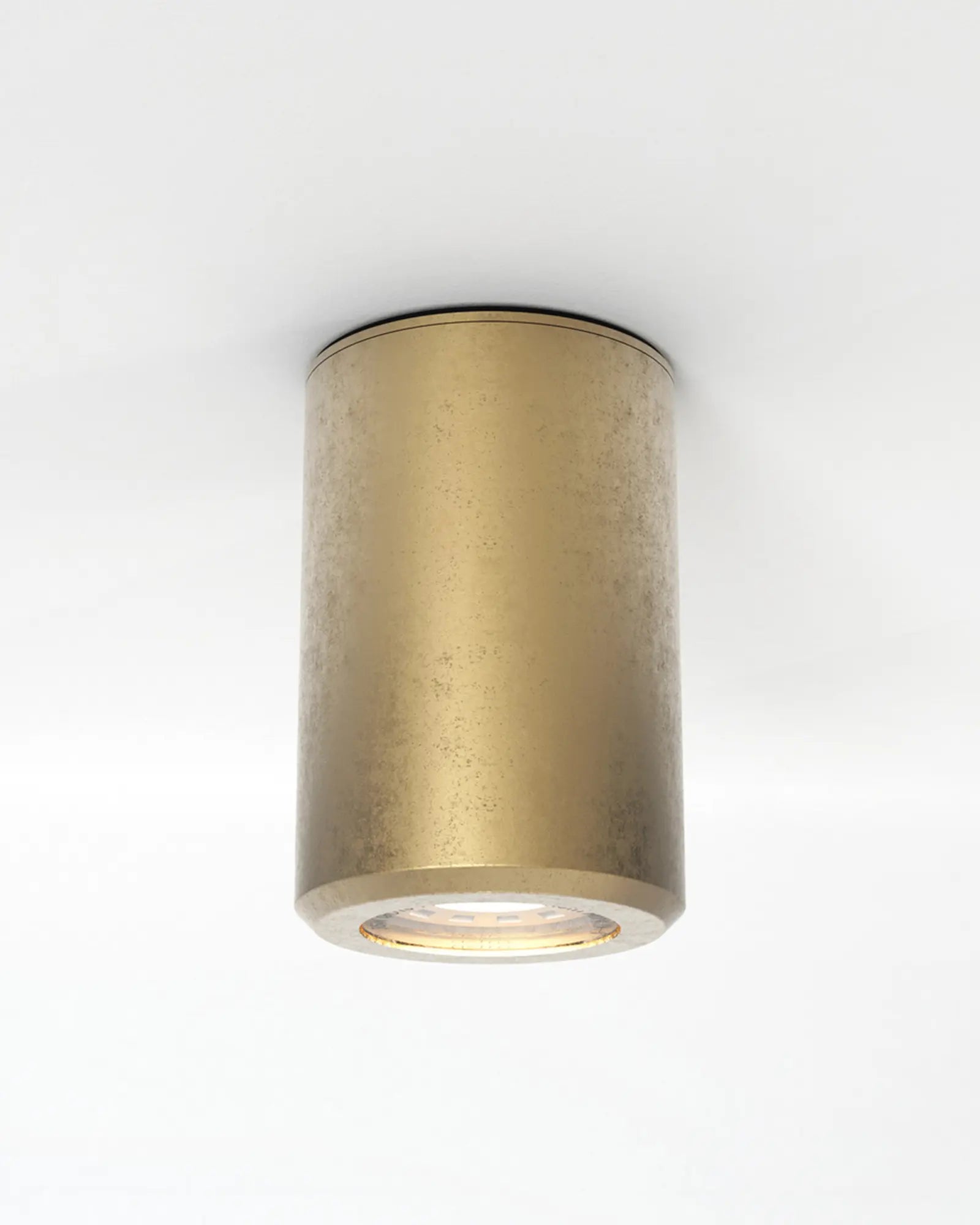 Jura minimal contemporary coastal brass outdoor downlight