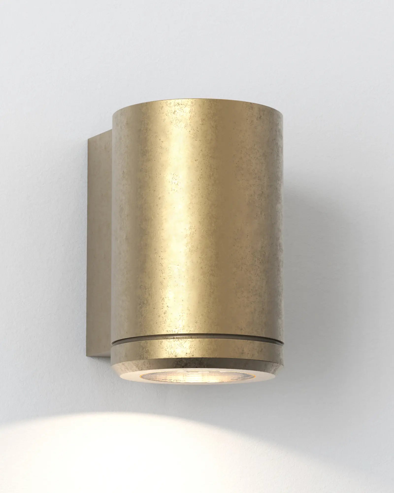 Jura coastal brass outdoor wall light 