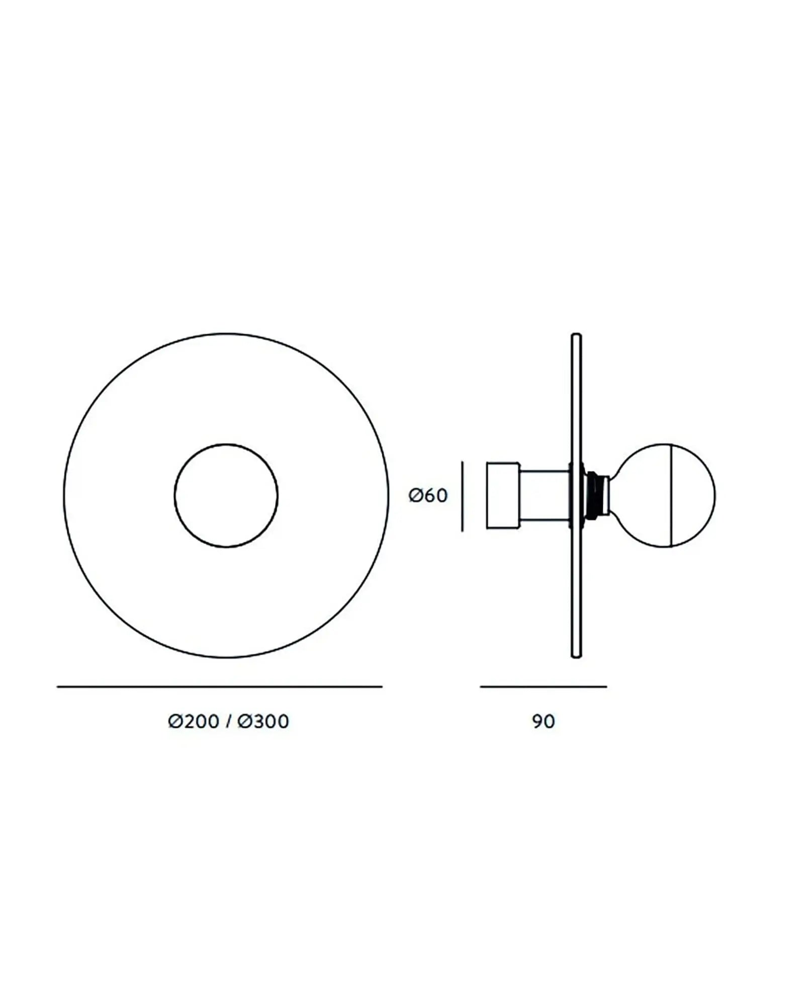 Kassy wall light minimalistic contemporary round alabaster shade sizes