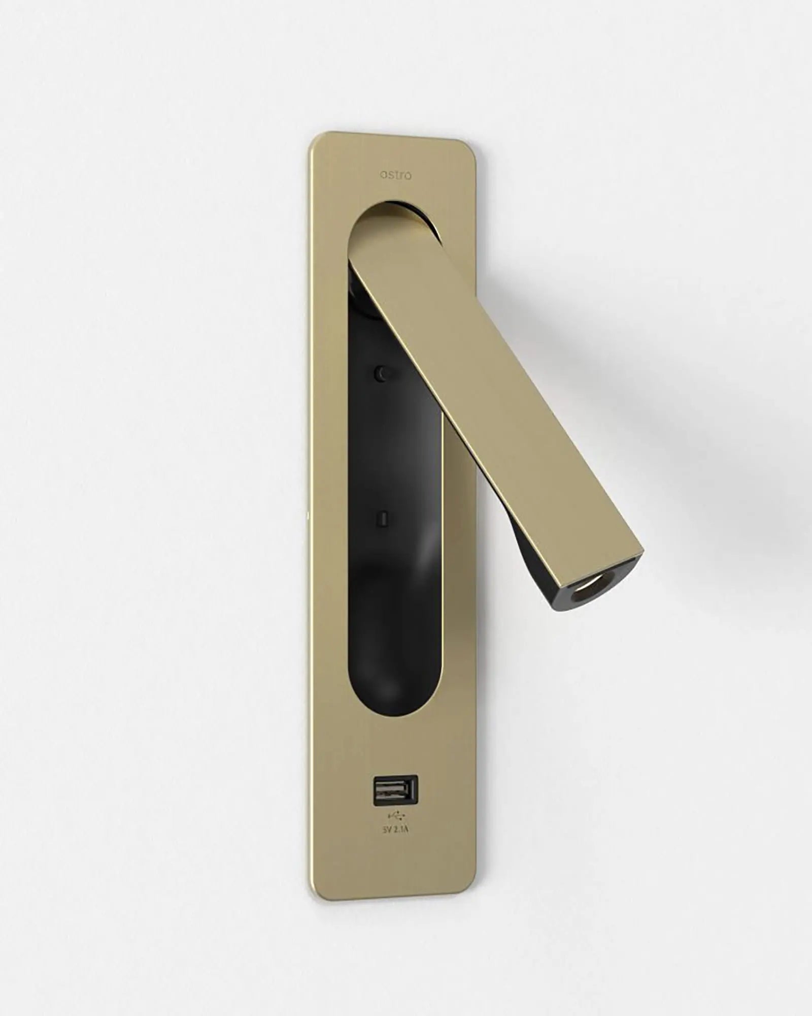 Keta Usb modern foldable wall spotlight brass