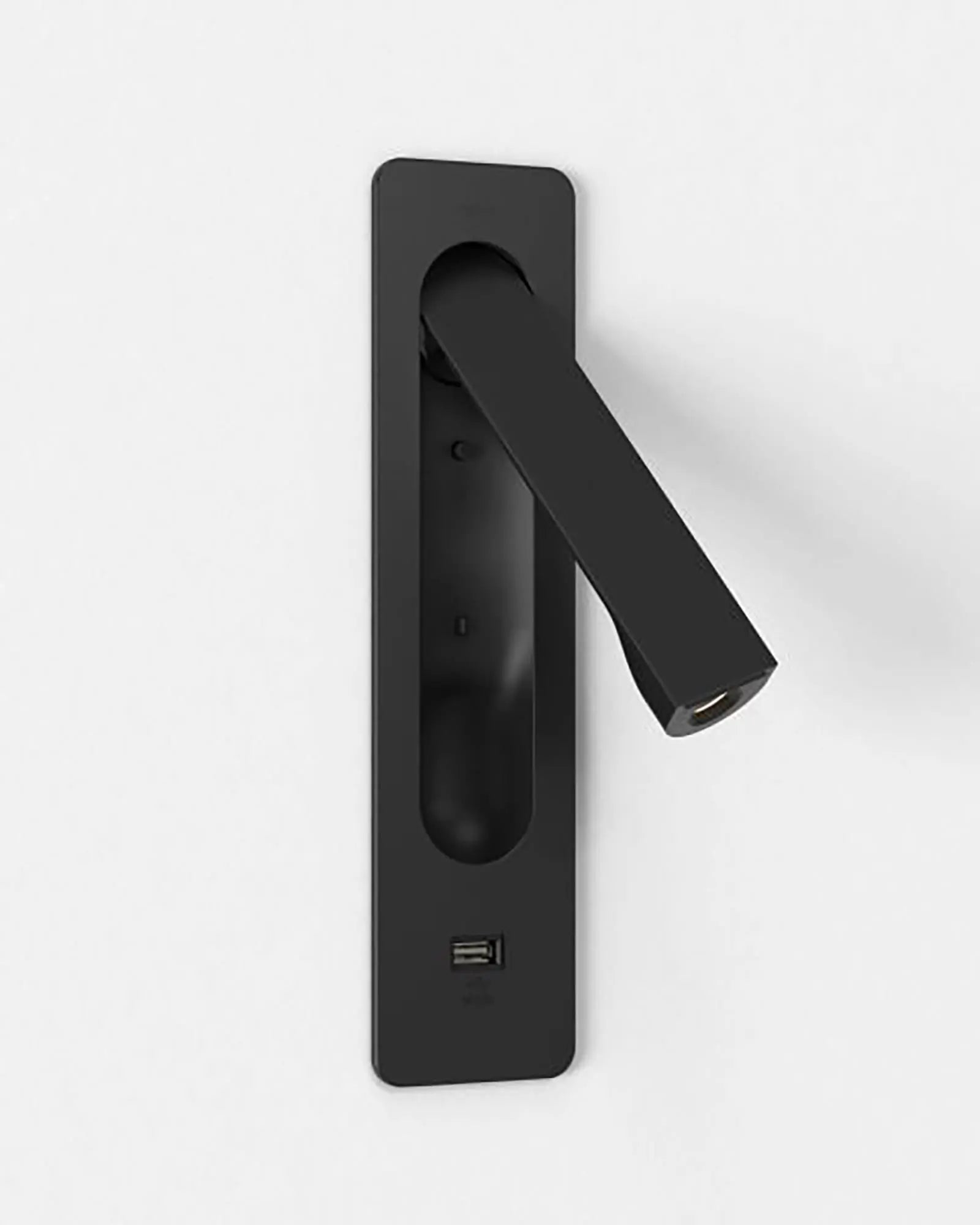 Keta Usb modern foldable wall spotlight black