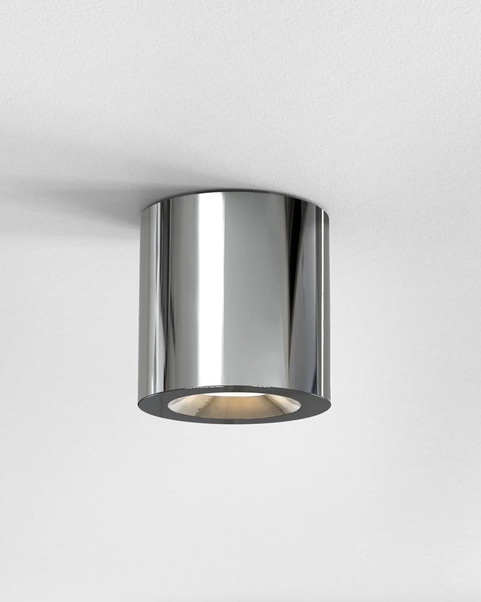 Kos II minimal cylinder metal downlight chrome