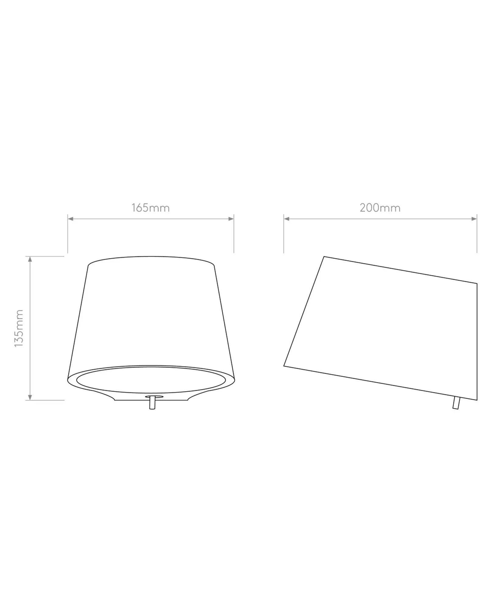 Koza plaster minimalistic contemporary wall light with switch sizes