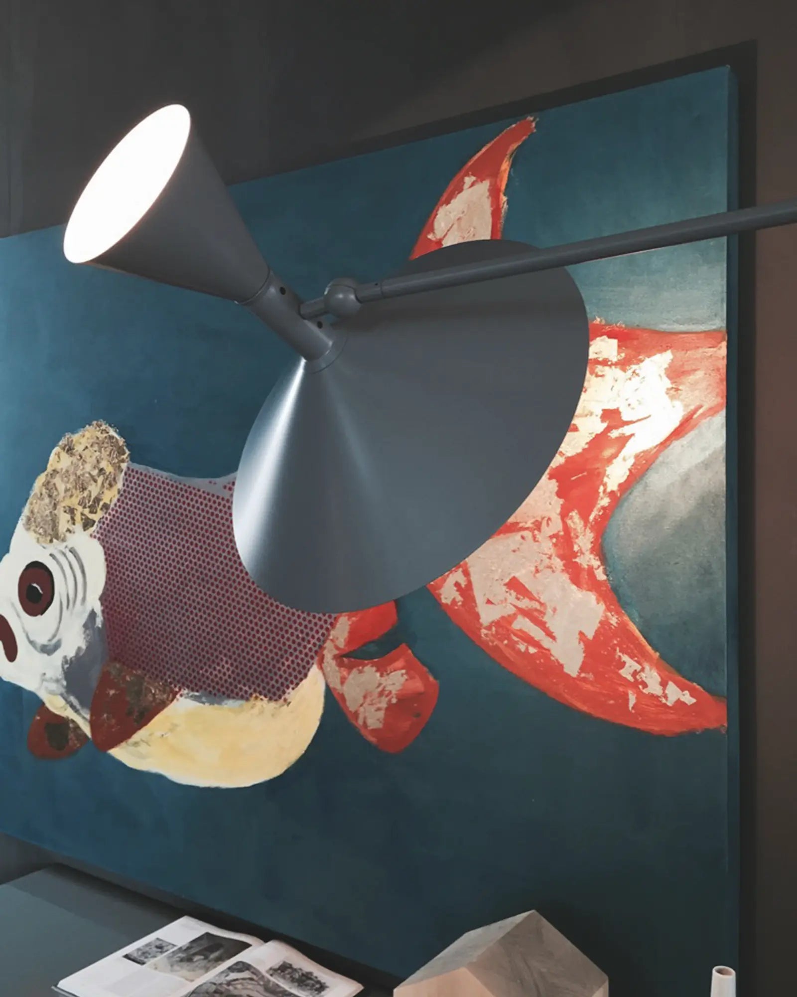 Lamp de Marseille iconic adjustable modern wall light detail
