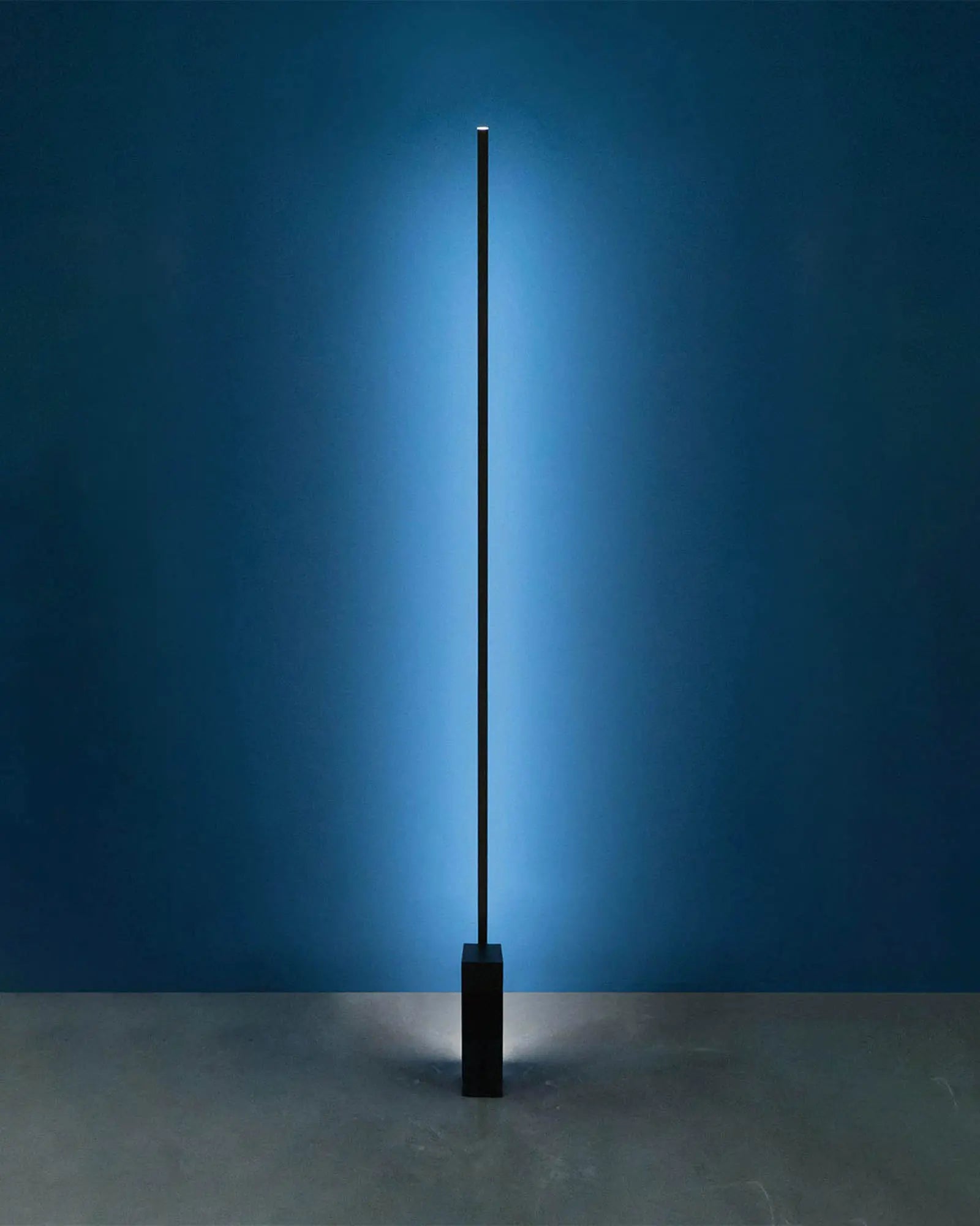 Linescapes modern LED floor lamp in black