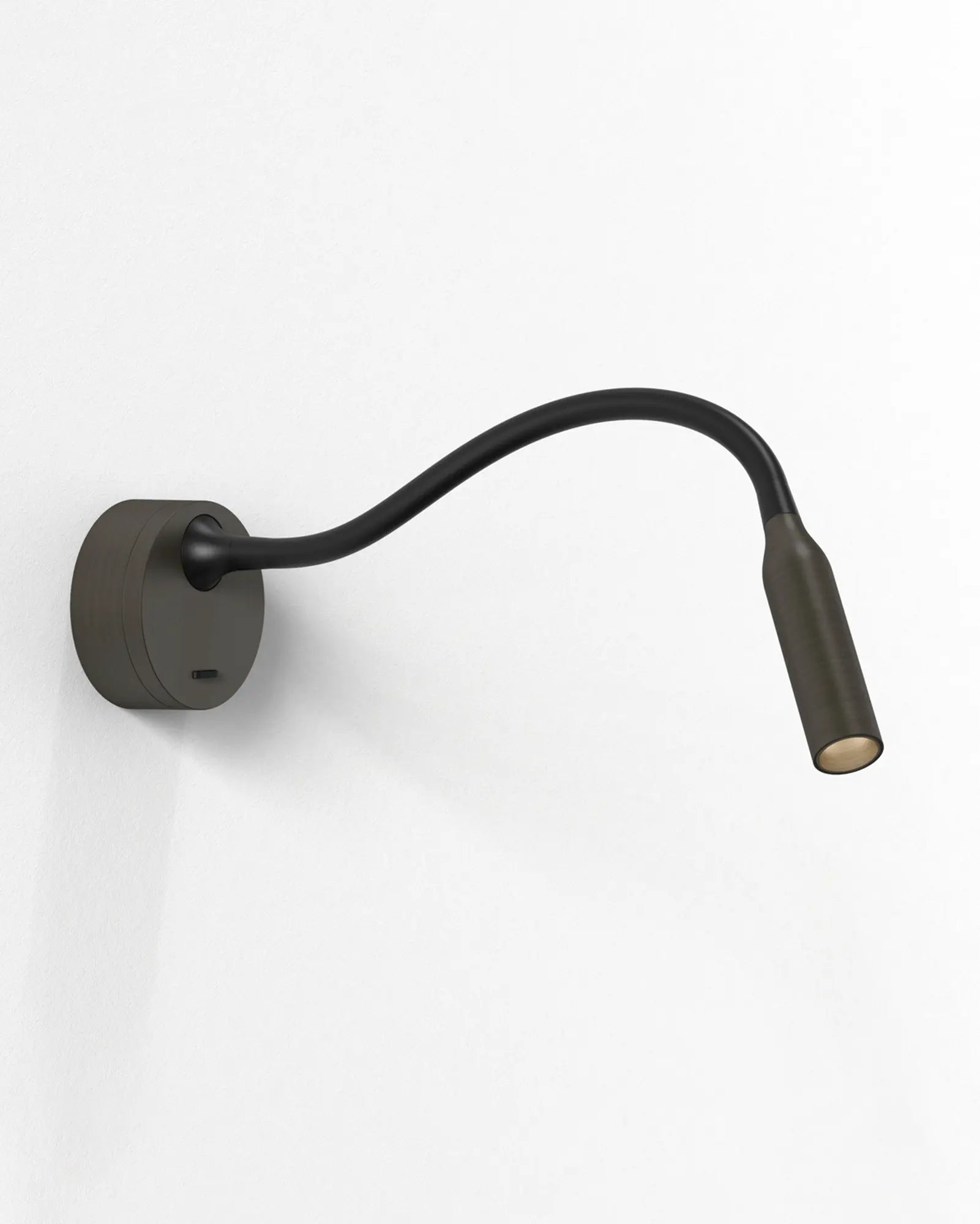 Lucca adjustable contemporary spot light with long stem bronze