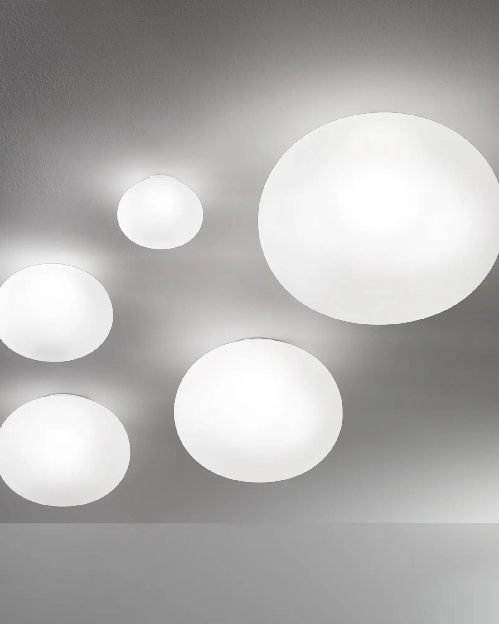 Lucciola Murano blown glass orb Ceiling Light cluster