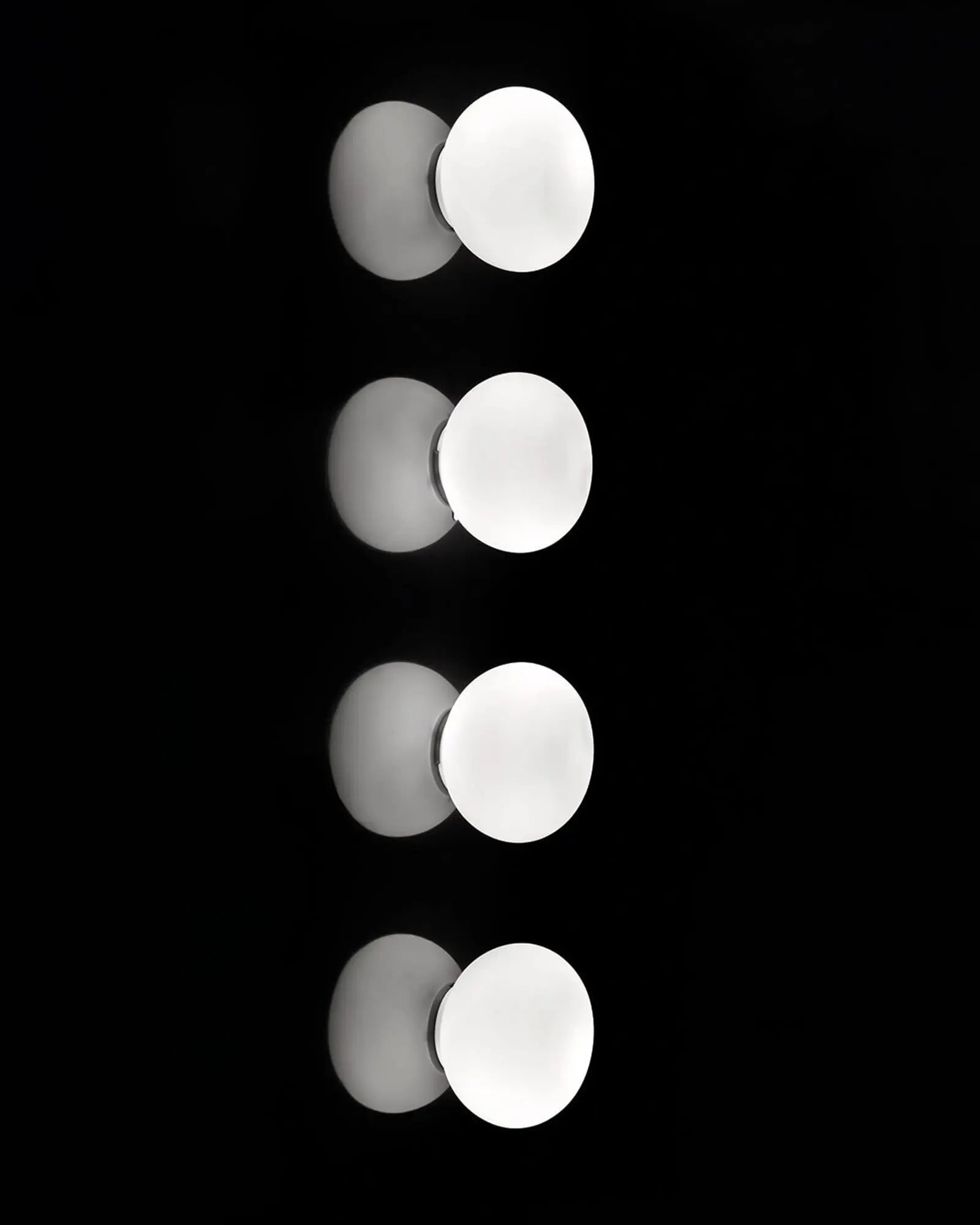 Lucciola wall light murano mouth blown glass orb cluster