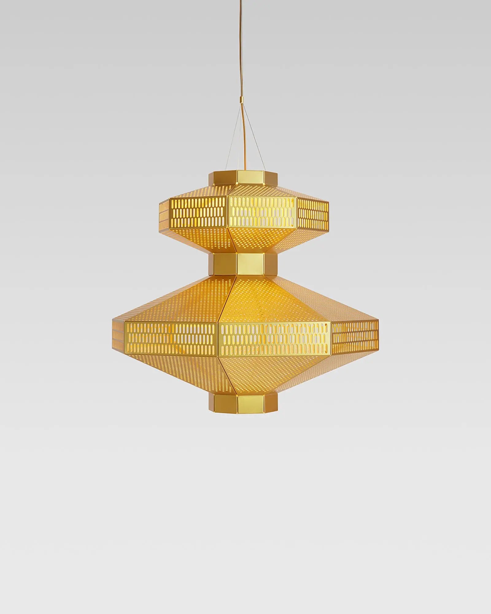 Ma Rock classic still pendant light large golden