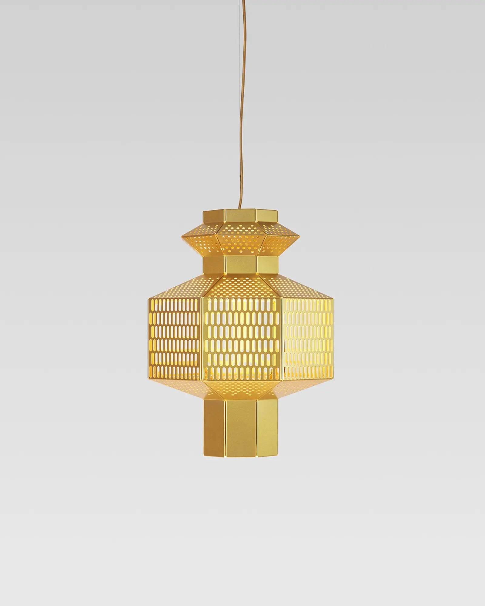 Ma Rock classic still pendant light small golden