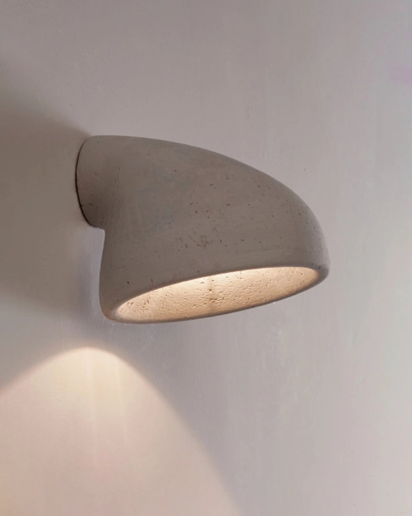 Marion outdoor large clay wall light