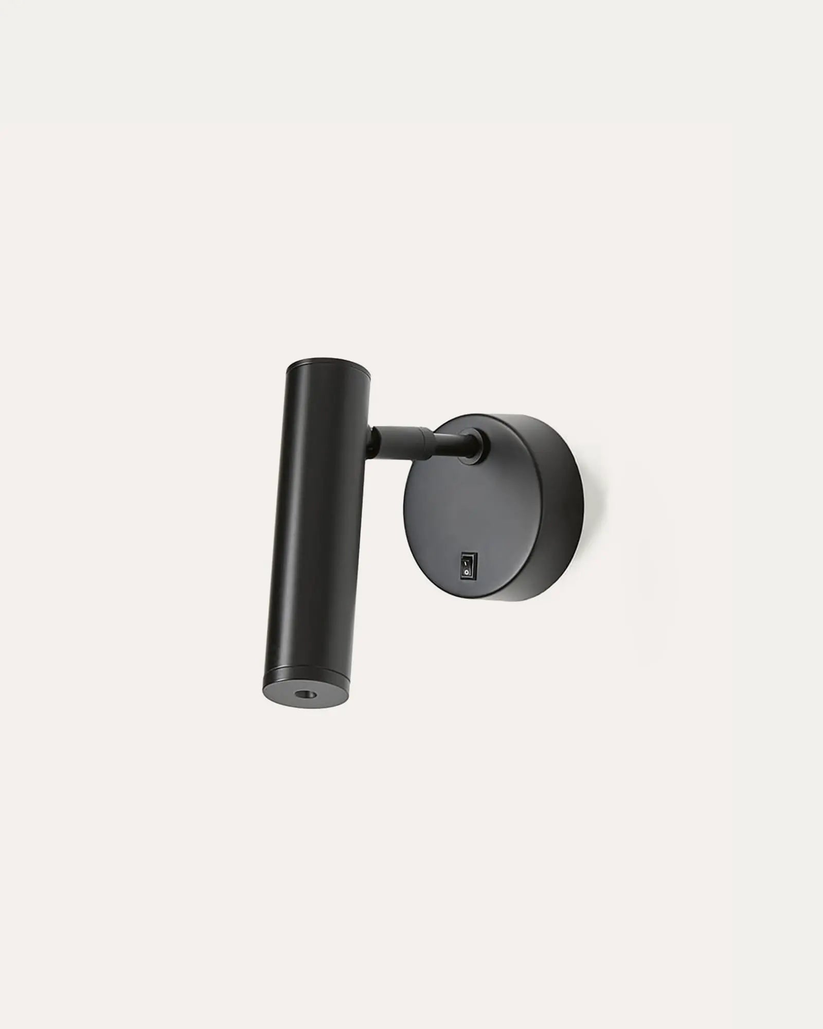 Maru adjustable minimal spot wall light all black