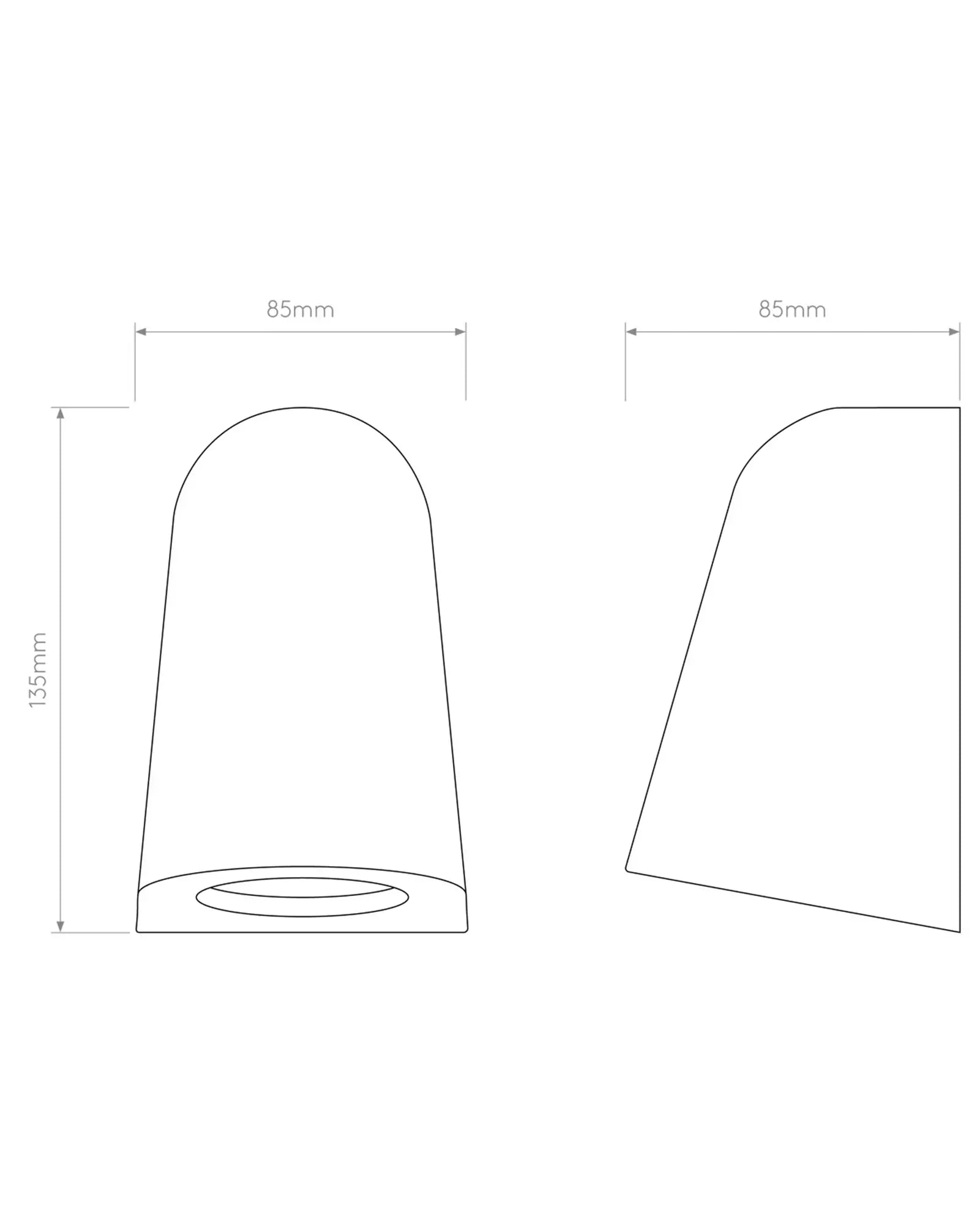 Mast minimal outdoor wall light sizes