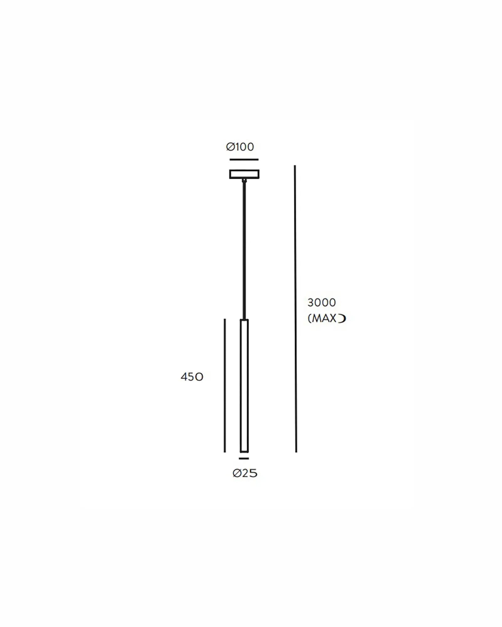 Mika pendant light minimal cylinder head product photo sizes